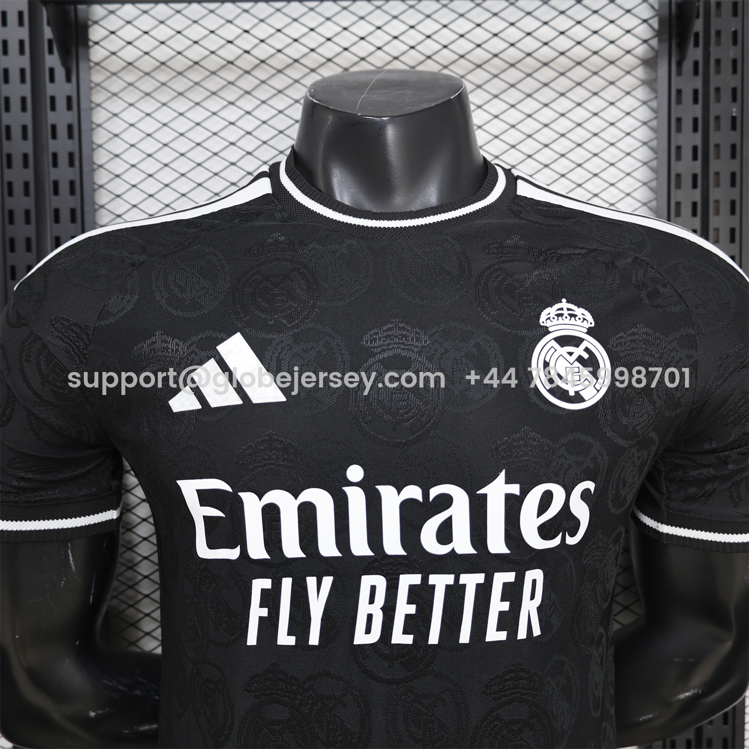 GlobeJersey-Real Madrid 25-26 Black Special Jersey - Player Version