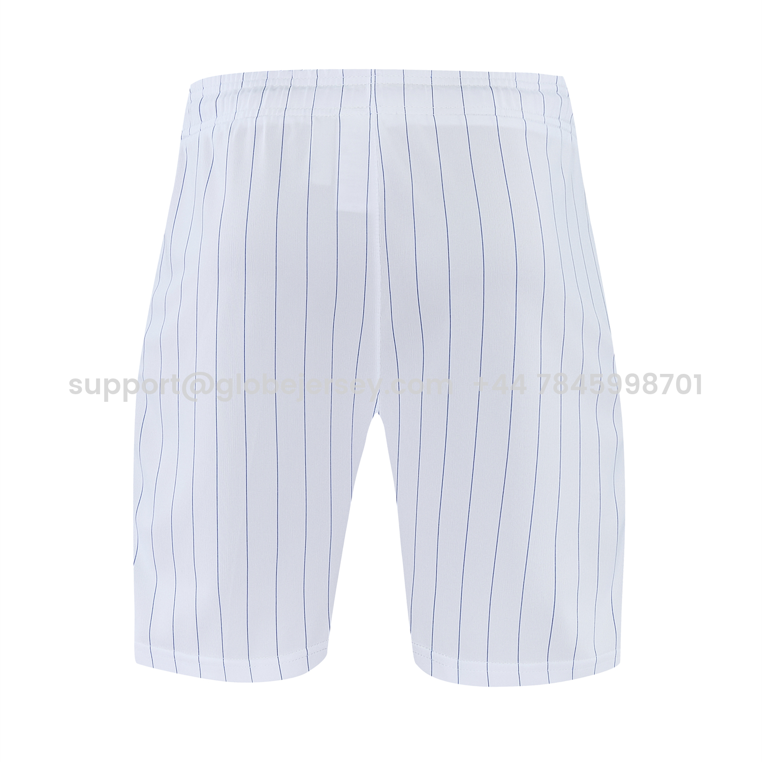 GlobeJersey-C.H.E.L.S.E.A 25-26 Retro Style Short-Sleeve Training Set - Blue Top & White Pants