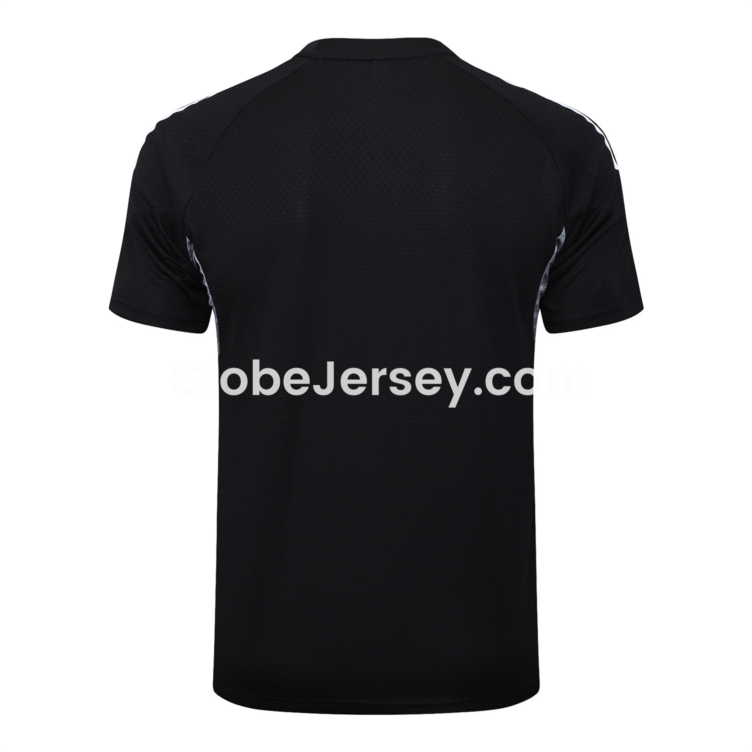 GlobeJersey-Real Madrid 25-26 Short-Sleeve Training Set - Black Top and Black Shorts