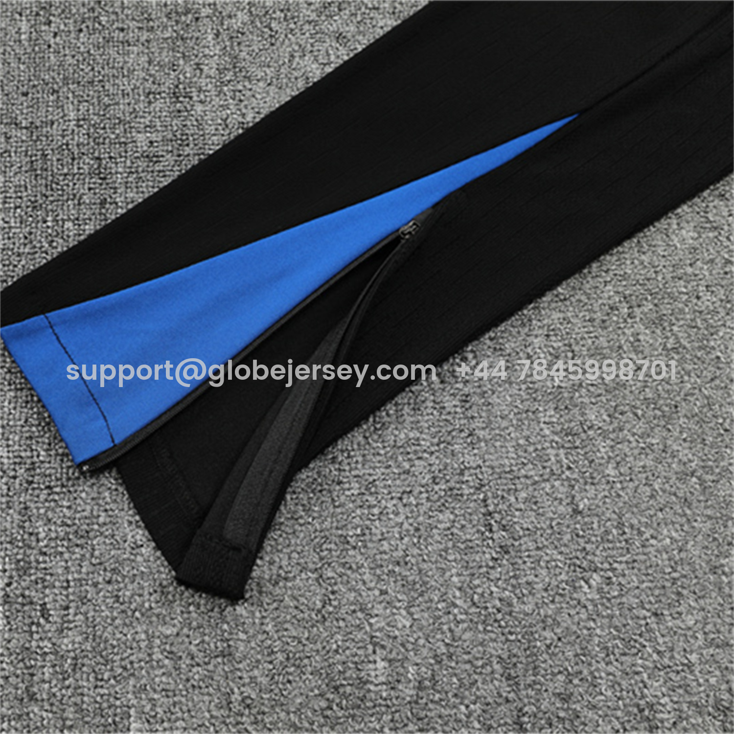 GlobeJersey-Paris Saint-Germain PSG 25-26 Kids Long Sleeve Training Set - Player Version - Black Top and Black Pants