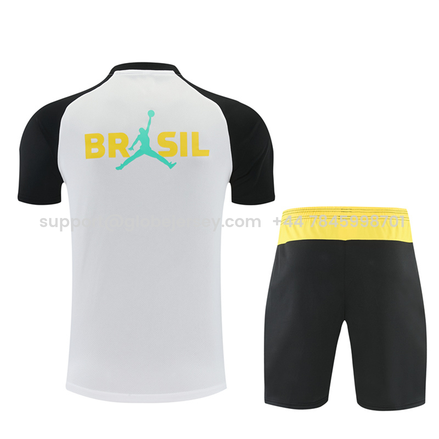 GlobeJersey-Brazil 2026 Short-Sleeve Training Set - Colors Top & Colors Pants