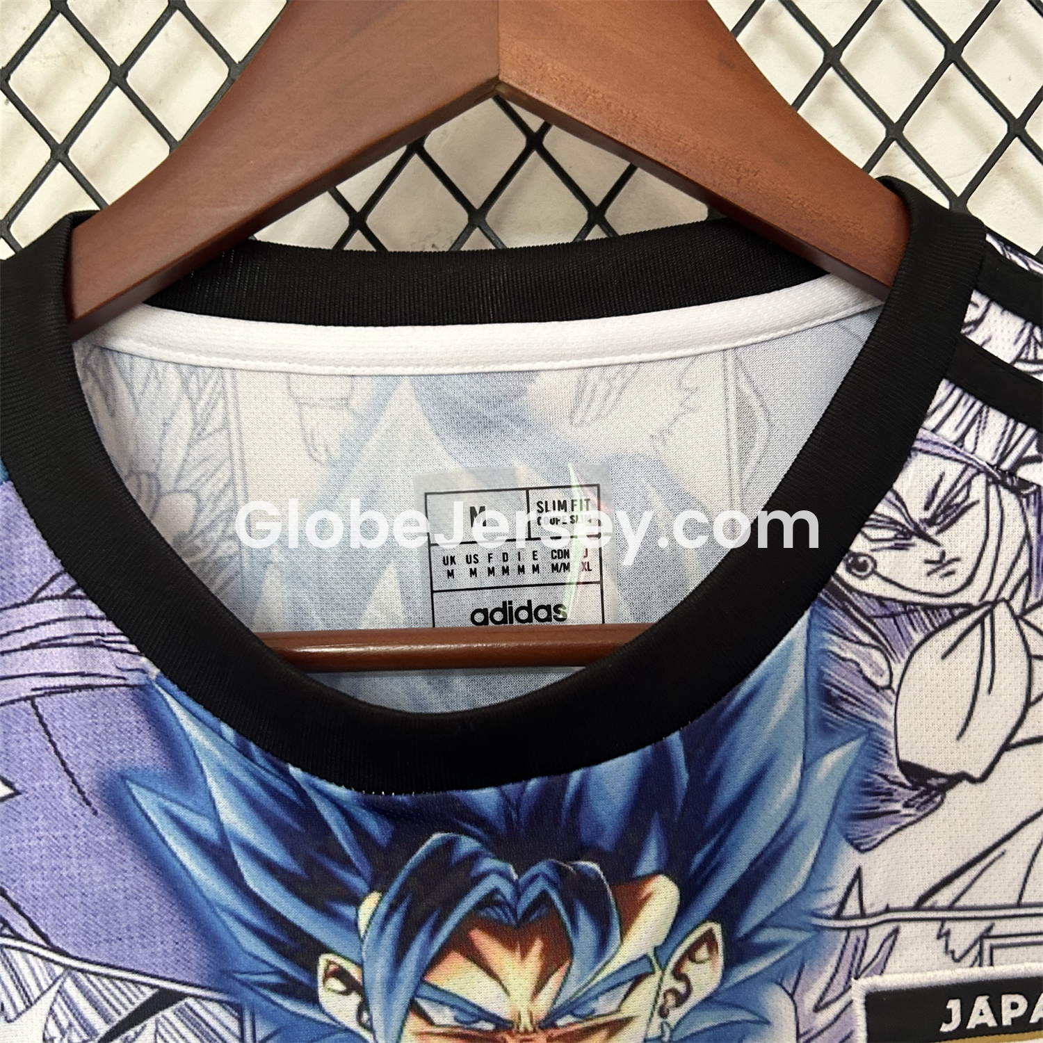 GlobeJersey-Japan 25-26 Blue Goku Black & White Background Special Jersey - Fans Version