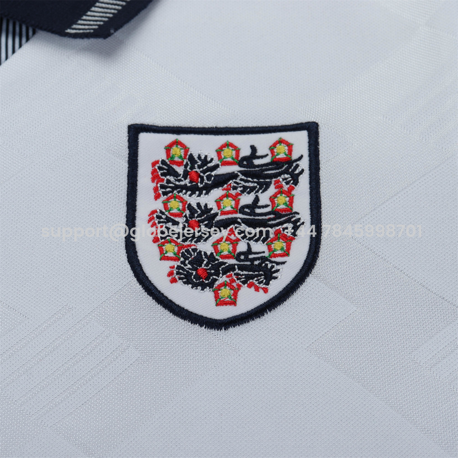 GlobeJersey-Retro England 1990 Home Kids Kit