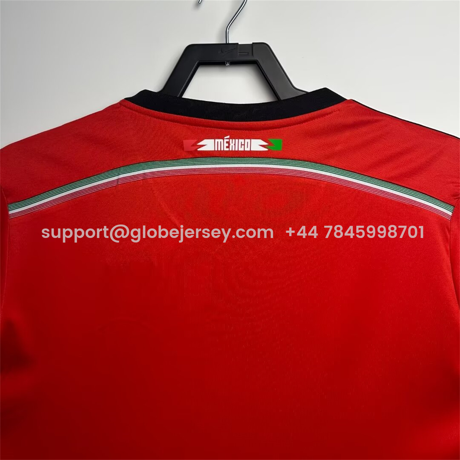 GlobeJersey-Retro Mexico 2014 Away Red Jersey