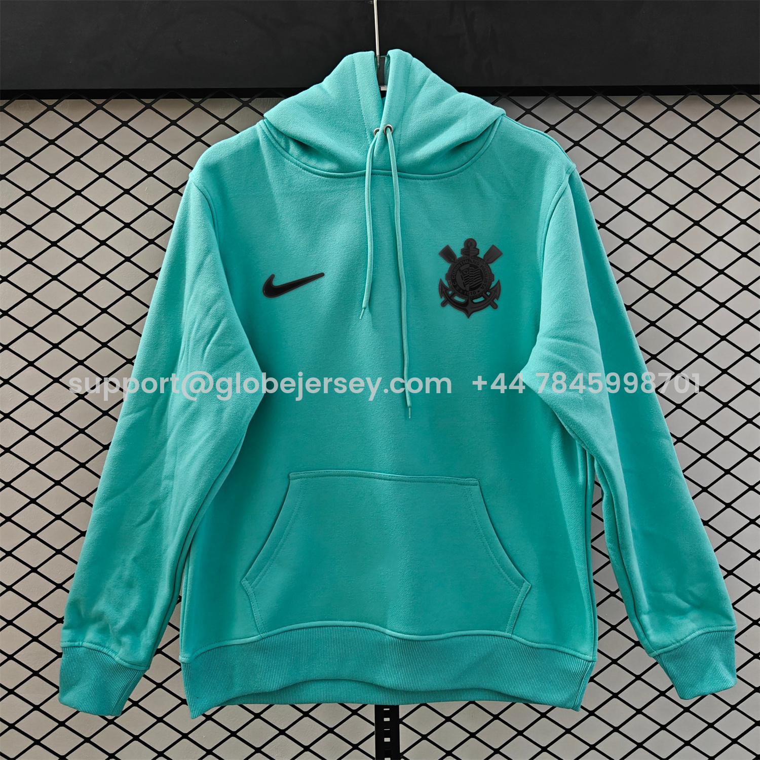 GlobeJersey-Corinthians 25-26 Originals Terrace Black Icon Unisex Pullover Hoodie