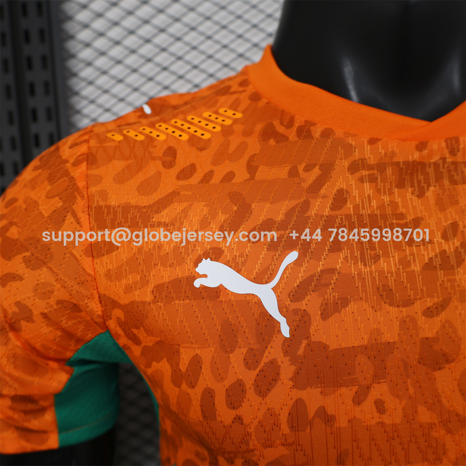 GlobeJersey-Ivory Coast 2026 Home Orange Jersey - Player Version