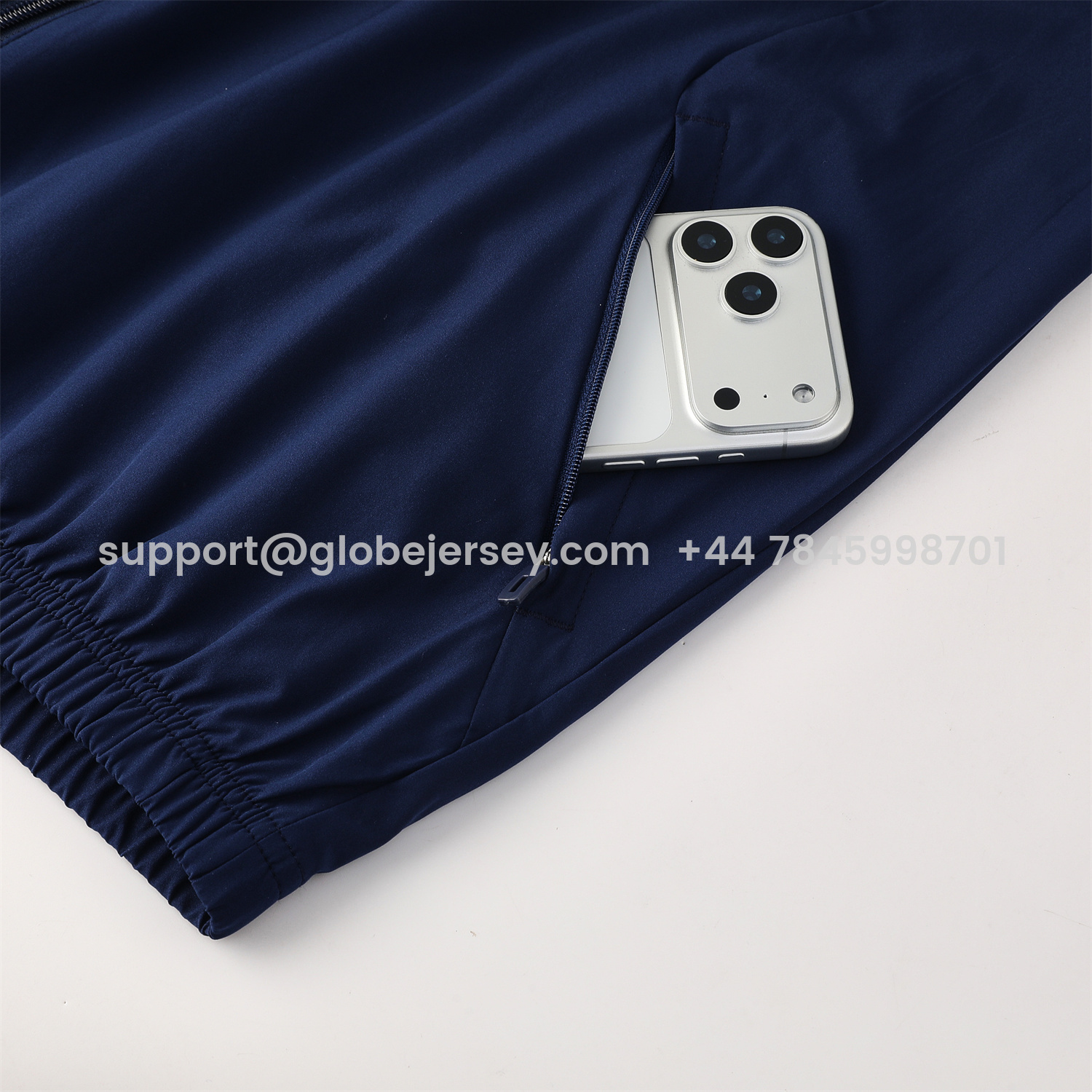 GlobeJersey-Argentina 2026 Hooded Windbreaker Training Set - Dark Blue Top & Pants