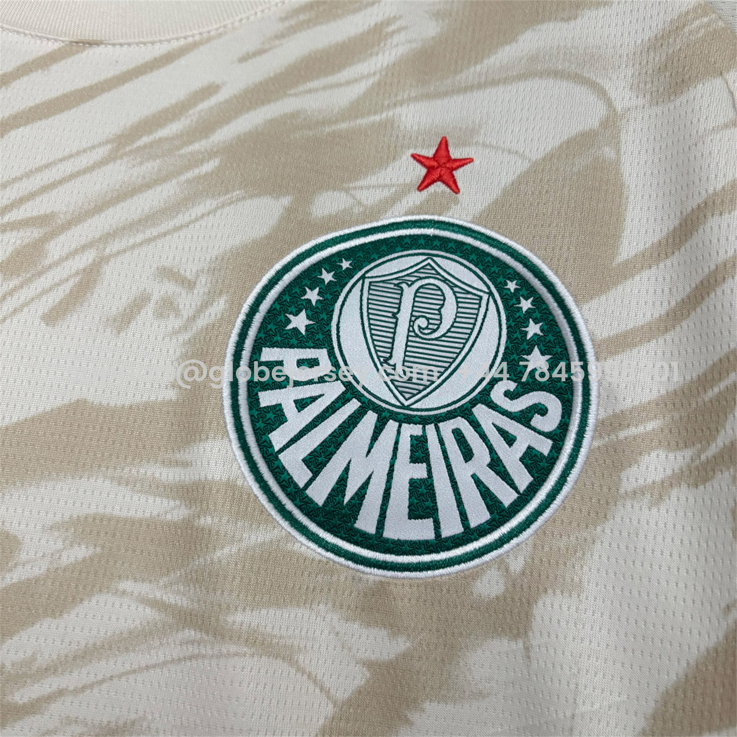 GlobeJersey-Palmeiras 26-27 Off-White Goalkeeper Jersey - Fans Version