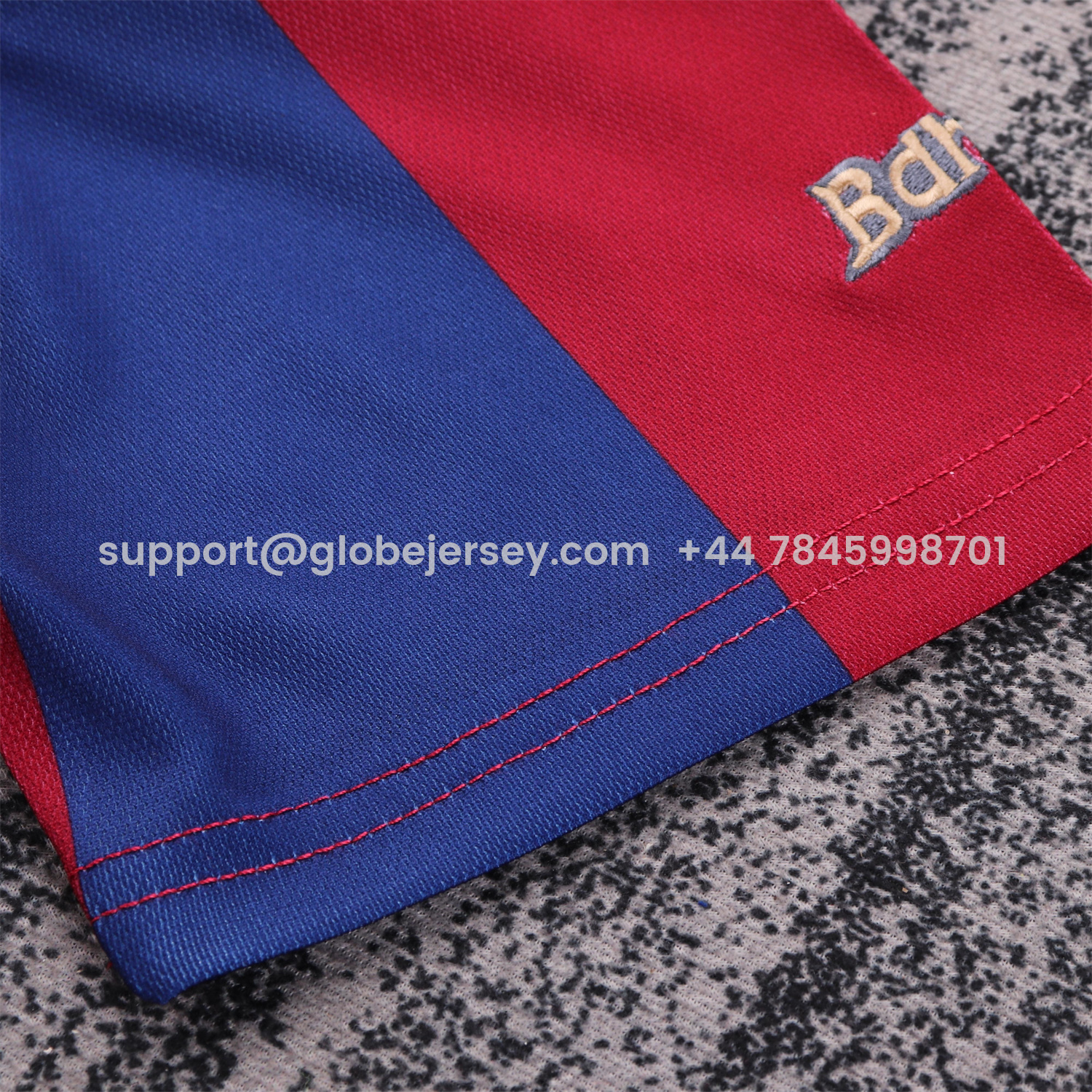 GlobeJersey-Retro Barcelona 1998-99 Home Kids Kit