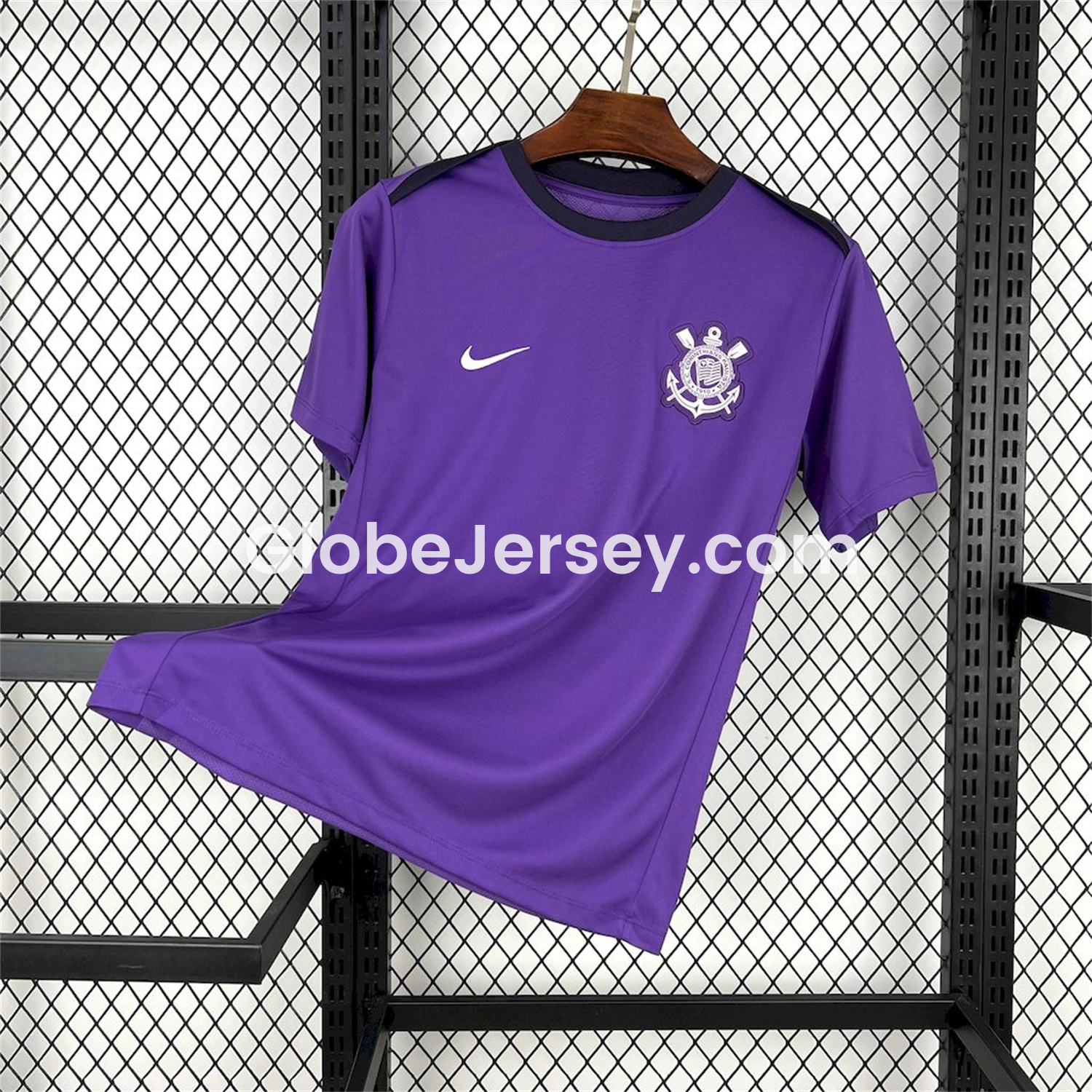 GlobeJersey-Corinthians 2025-26 Purple Pre-Match Jersey - Fans Version