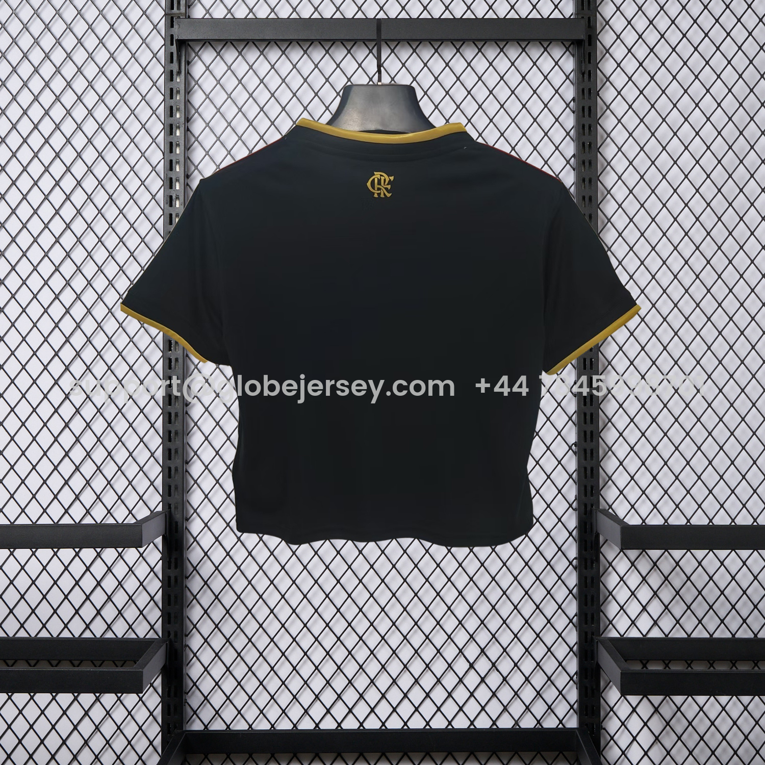 GlobeJersey-Women's Flamengo 25-26 Black Special Cropped Jersey