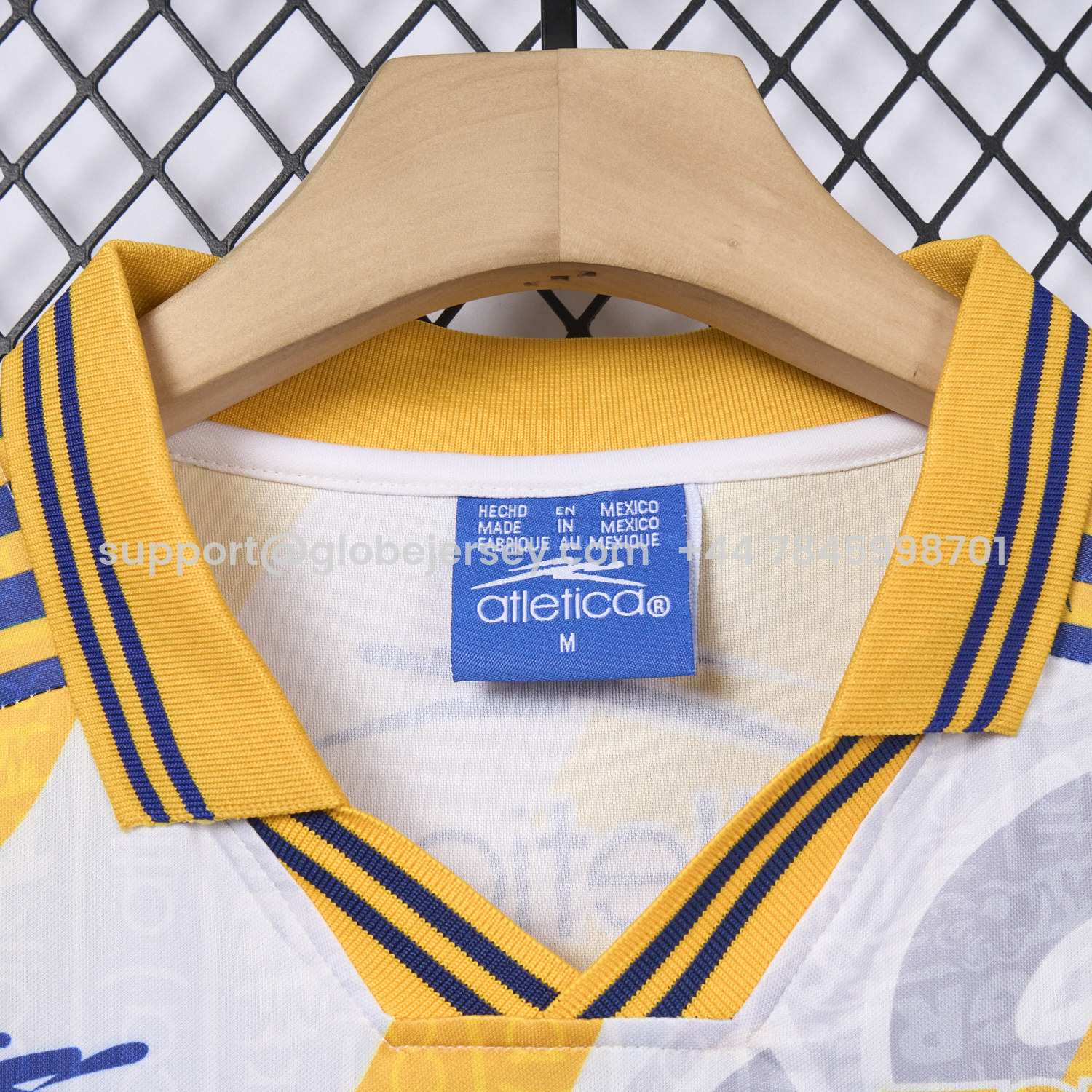 GlobeJersey-Retro Tigres UANL 1997-98 Away White Jersey