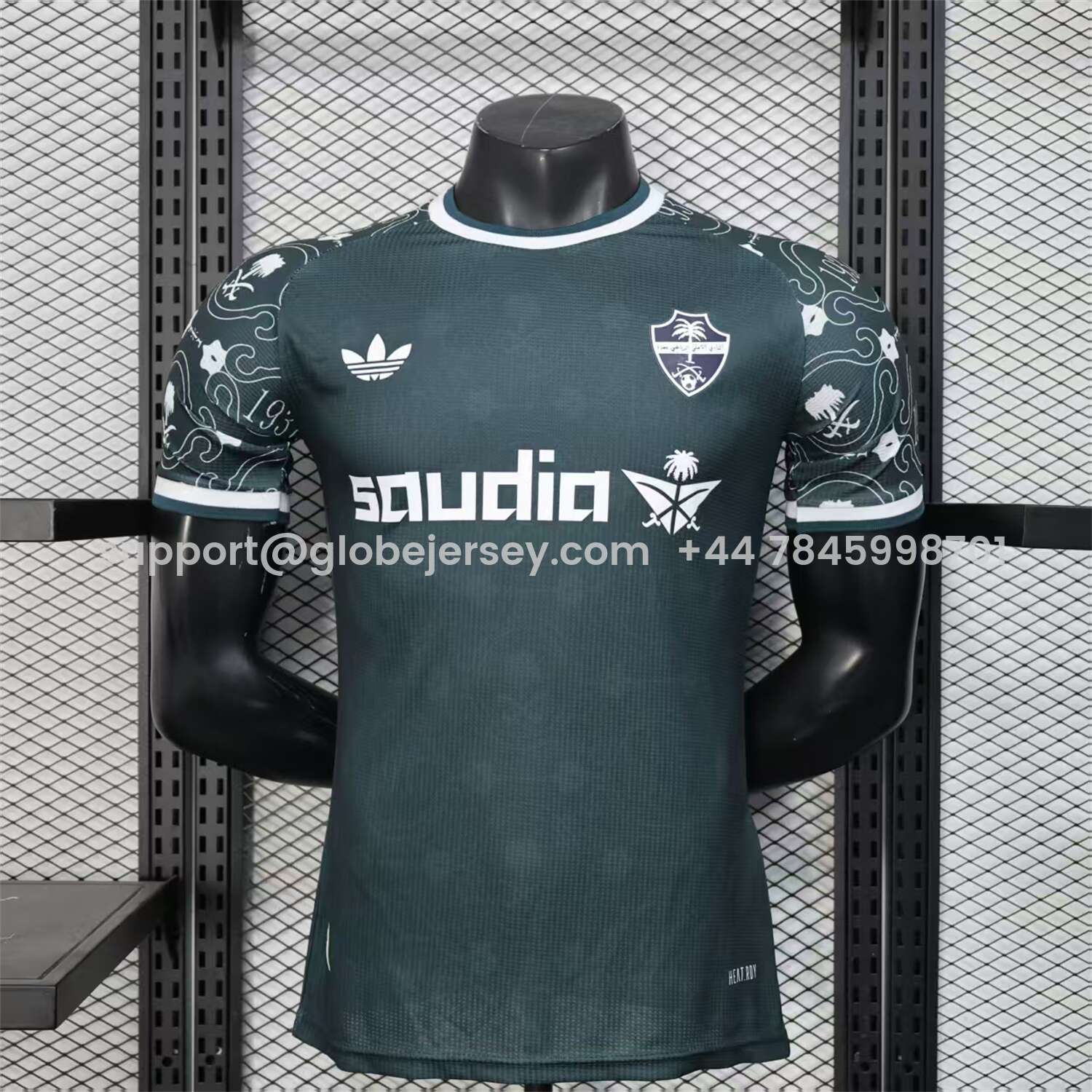 GlobeJersey-Al-Ahli SFC Jeddah Nationals 25-26 Green Special Edition Jersey - Player Version