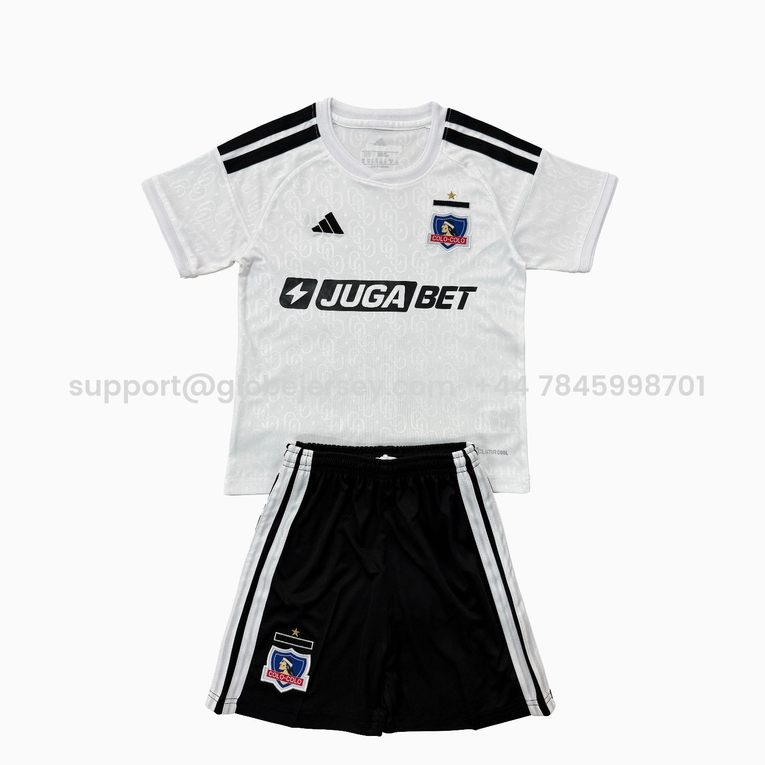 GlobeJersey-Colo Colo 26-27 Home Men's Adult Jersey Set - Fans Version