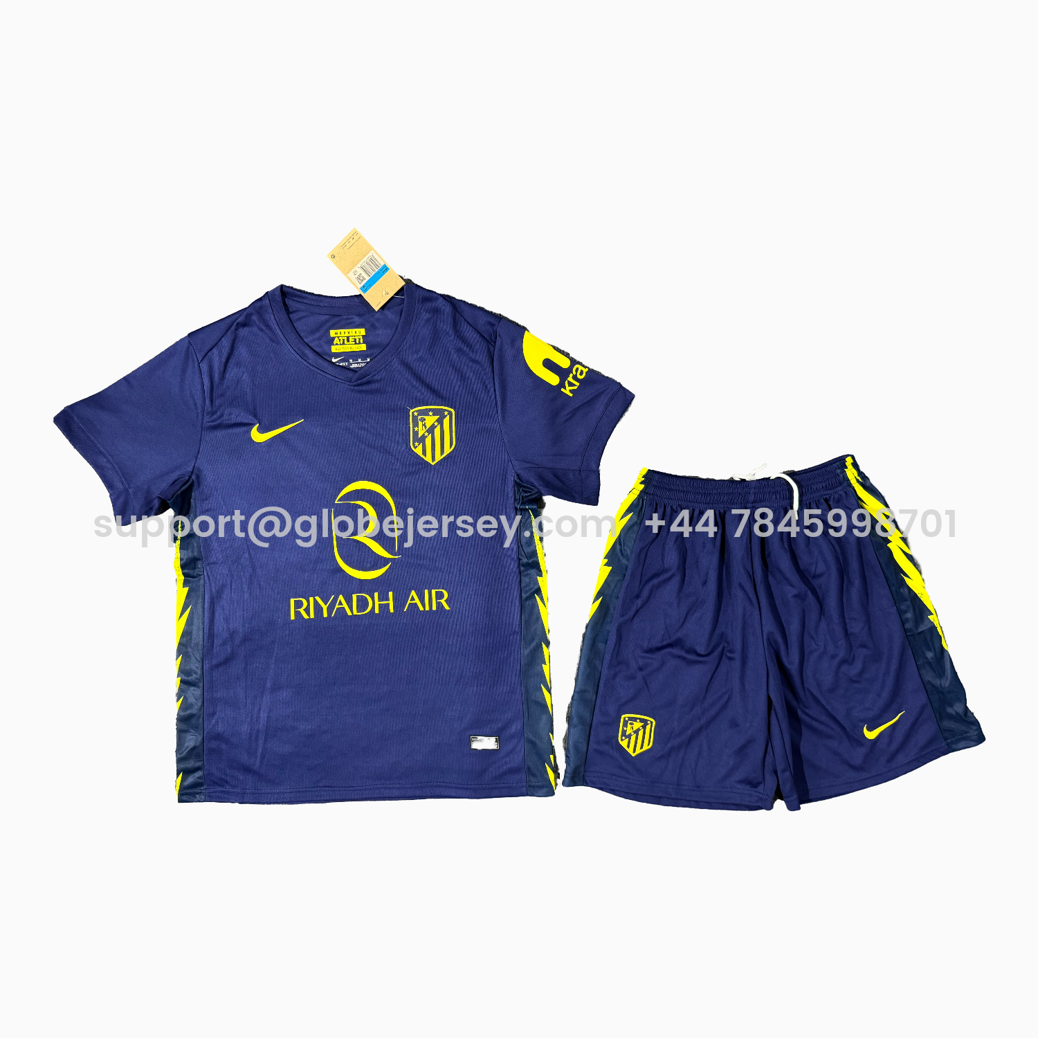 GlobeJersey-Atletico Madrid 25-26 Away Men's Adult Jersey Set - Fans Version