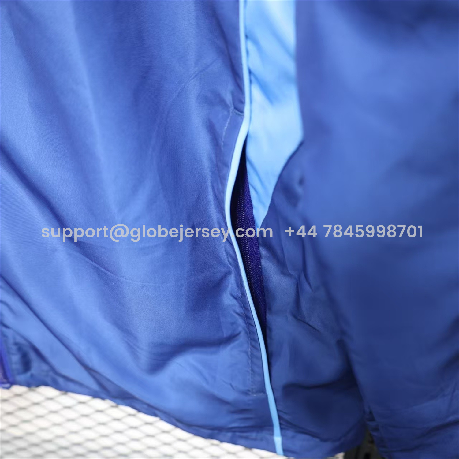 GlobeJersey-Club América 25-26 Blue Windbreaker Jacket