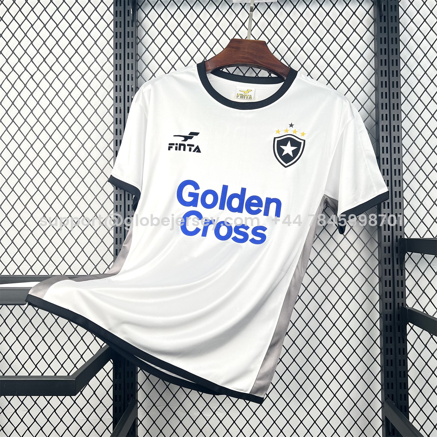 GlobeJersey-Retro Botafogo 2002-03 White Special Jersey