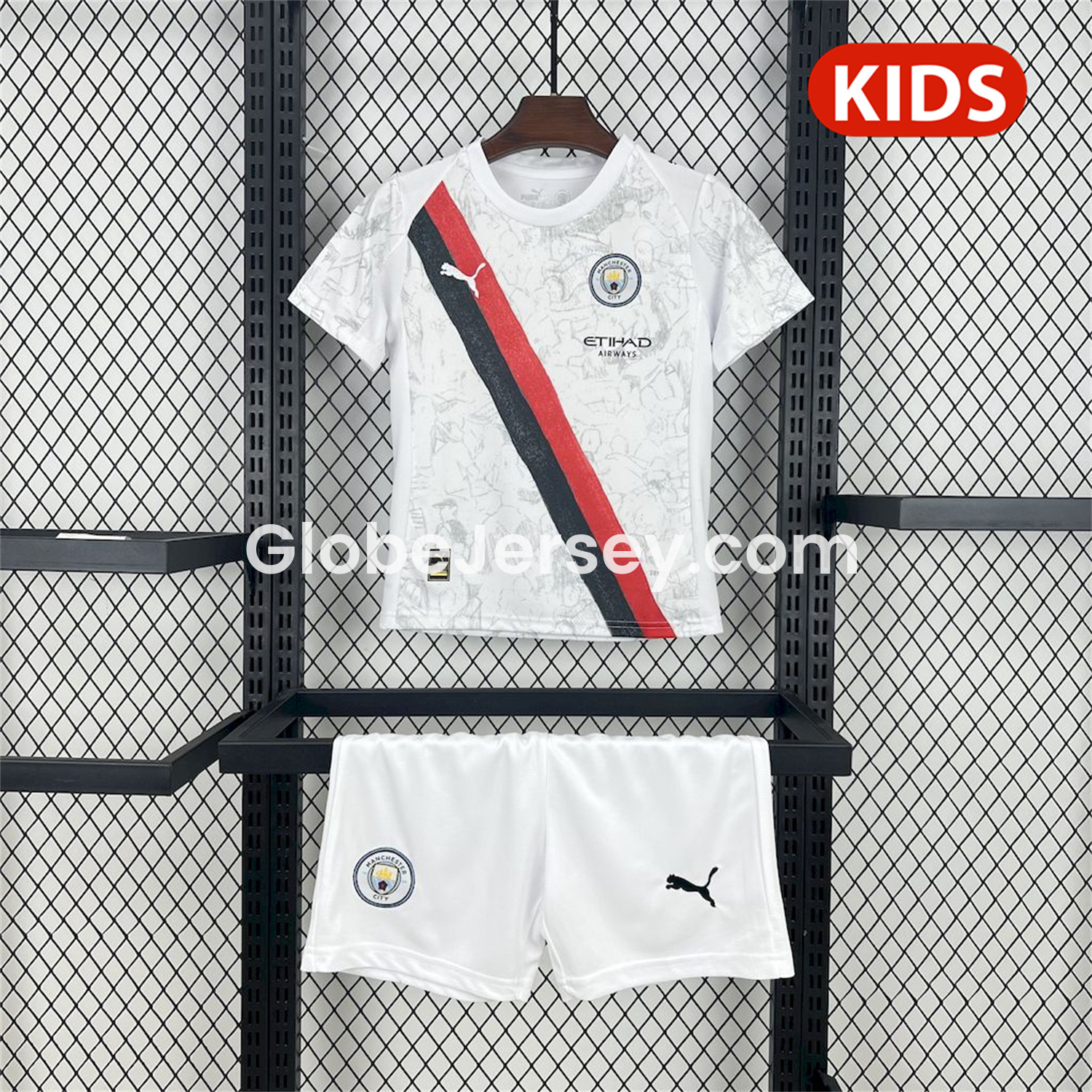 GlobeJersey-Manchester City 25-26 Away Kids Kit