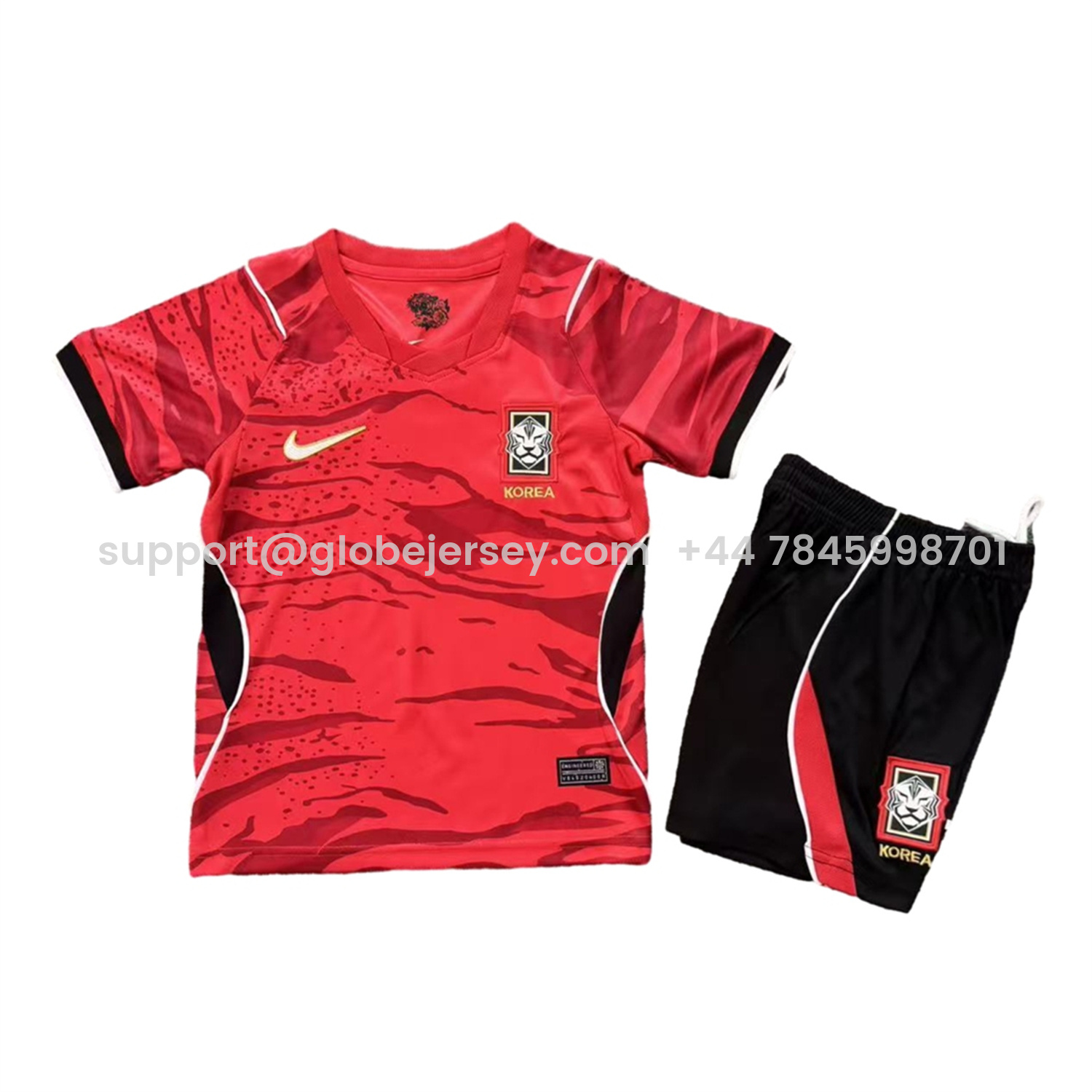 GlobeJersey-South Korea 2026 Home Kids Kit