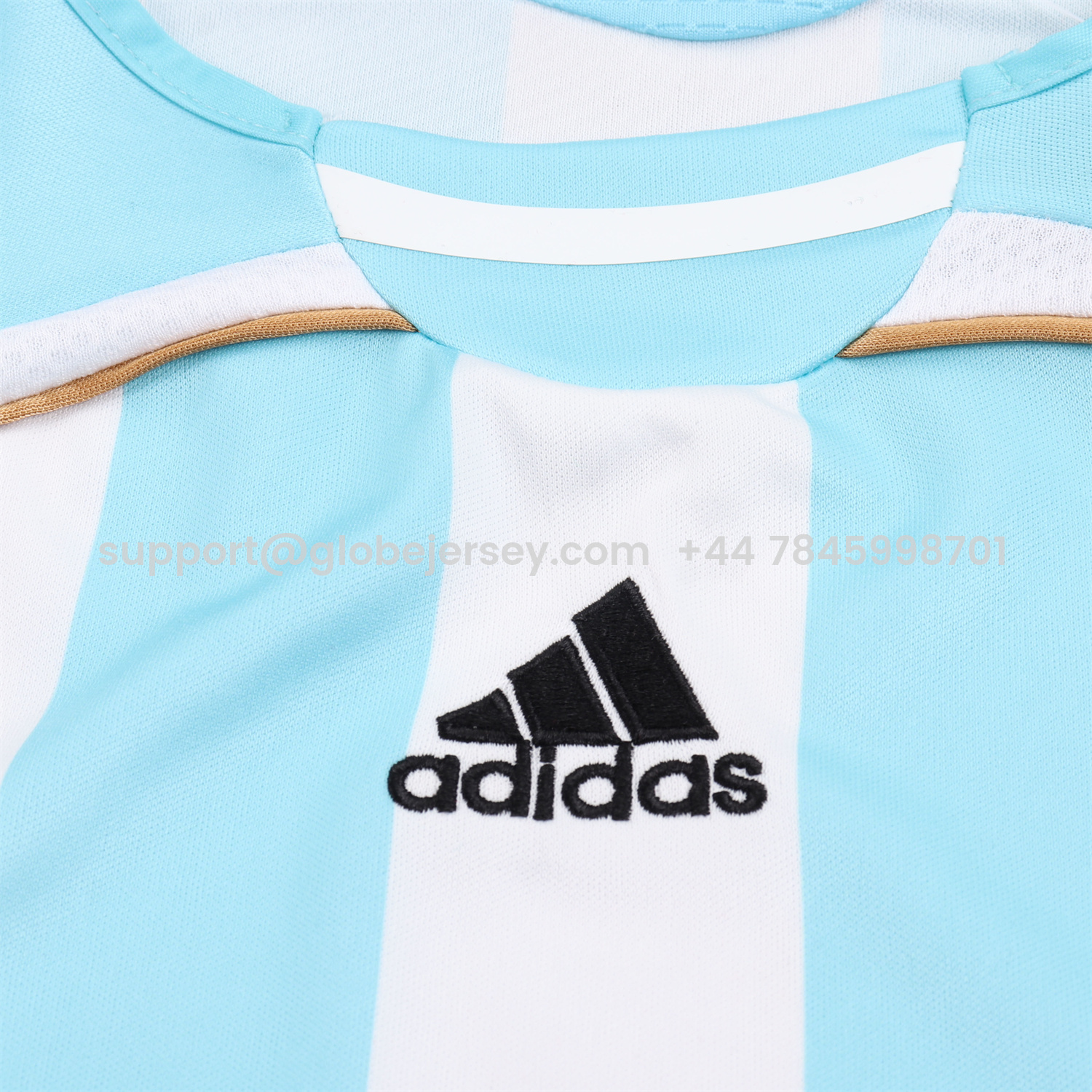 GlobeJersey-Retro Argentina 2006 Home Kids Kit