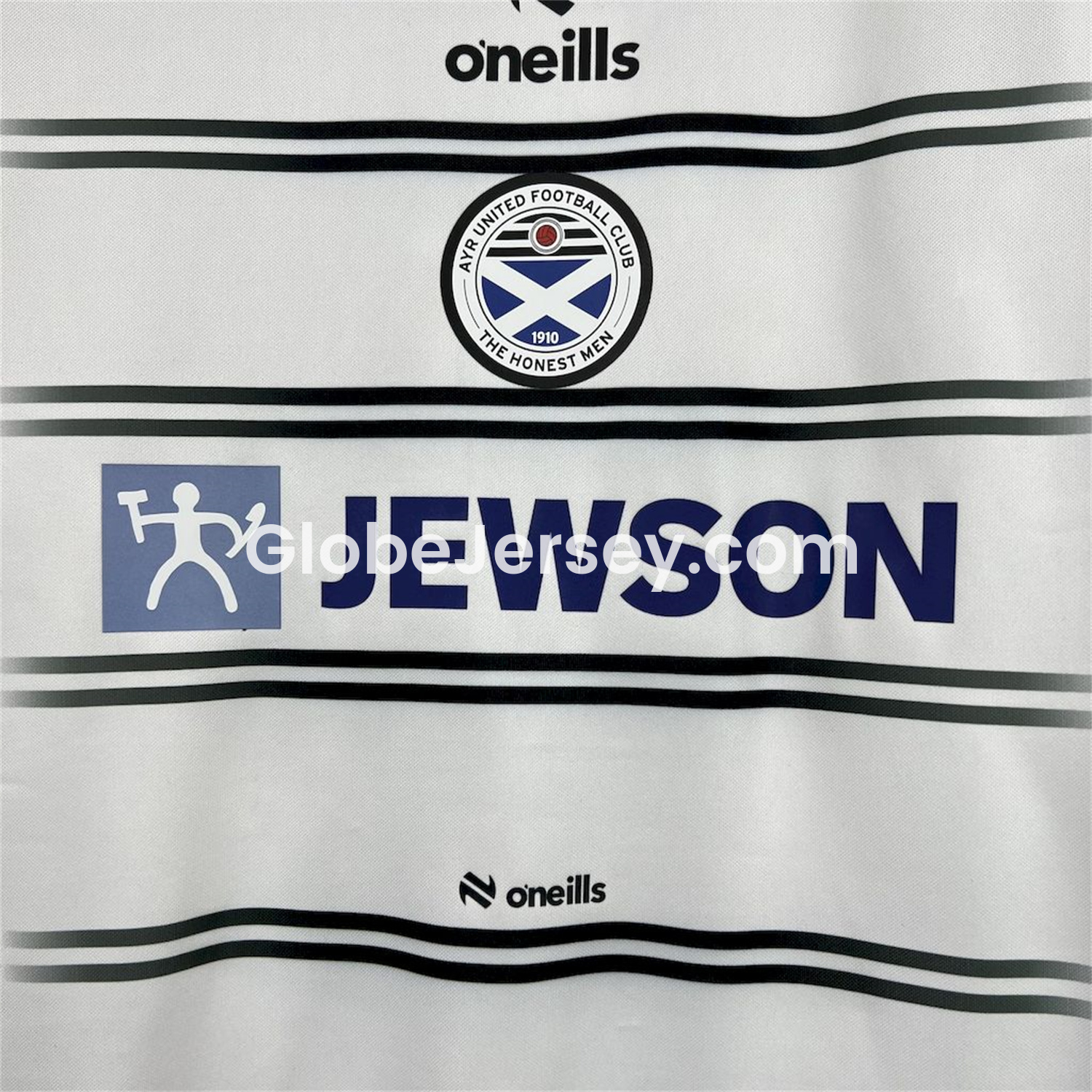 GlobeJersey-Ayr United 25-26 Home Jersey - Fans Version