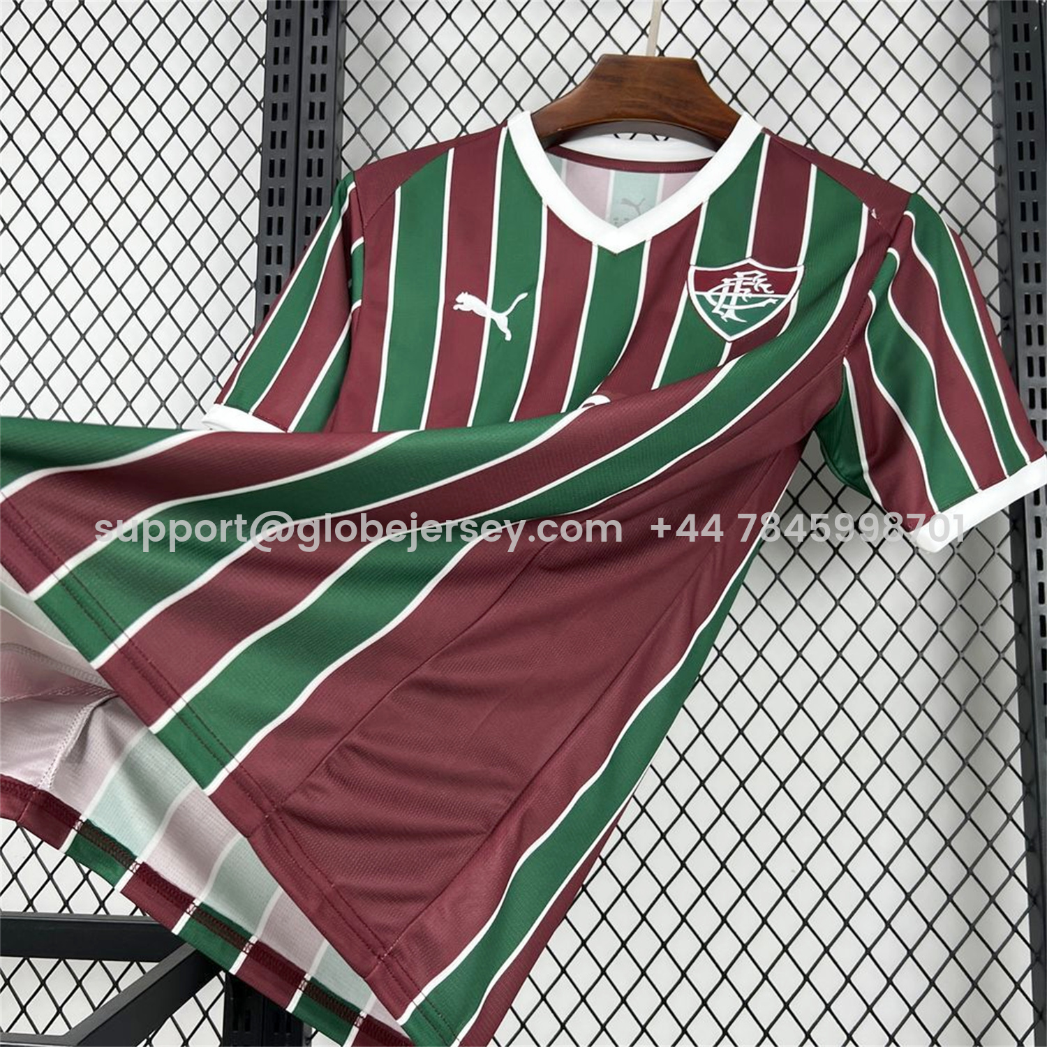 GlobeJersey-Fluminense 26-27 Home Jersey - Fans Version