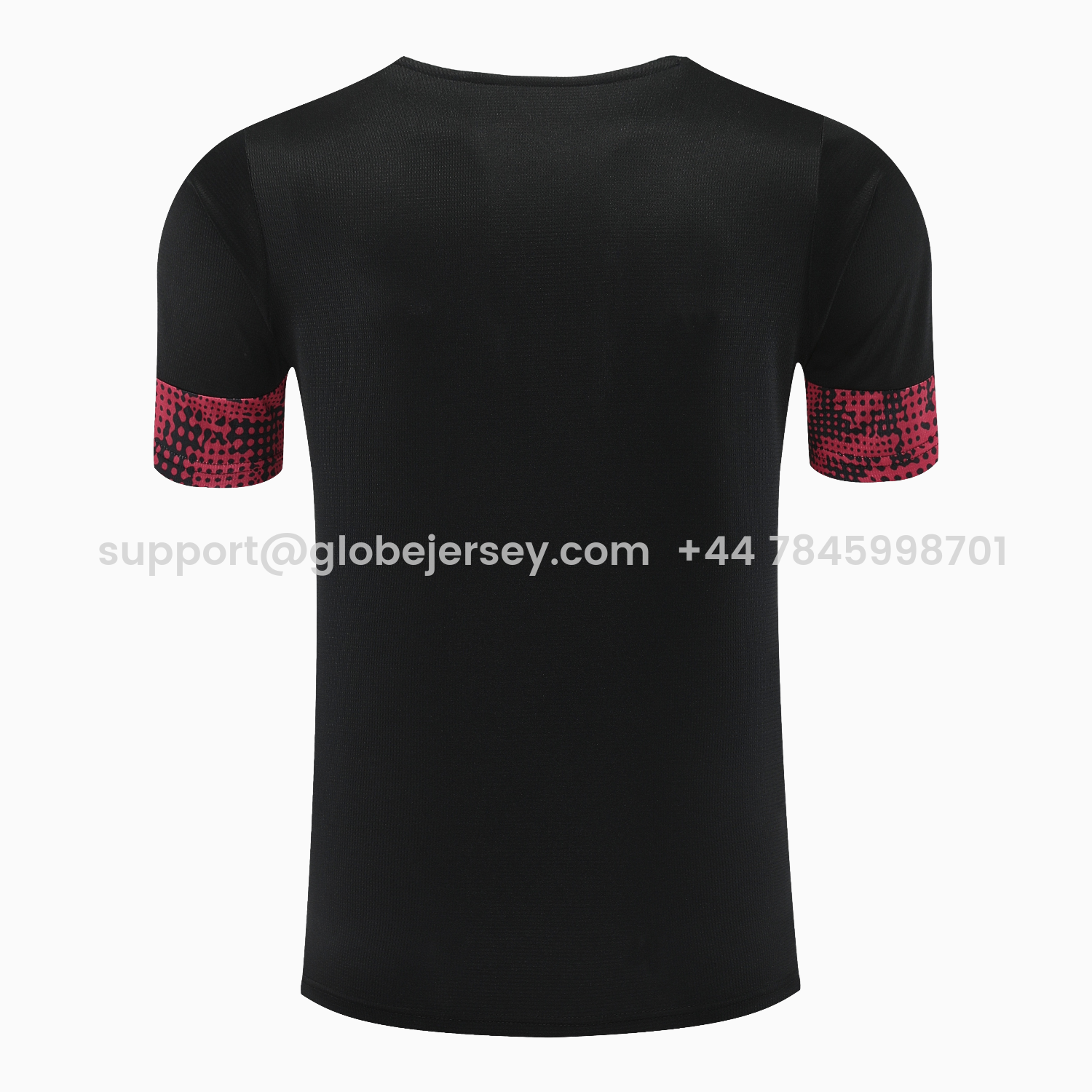 GlobeJersey-RB Leipzig 25-26 Short-Sleeve Training Set- Red Top & Black Shorts