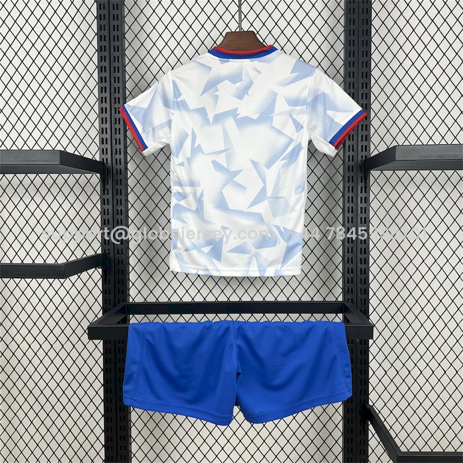 GlobeJersey-United States USA 25-26 Home White Kids Kit