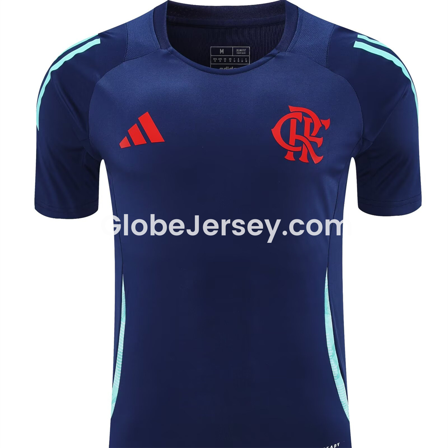 GlobeJersey-Flamengo 25-26 Short-Sleeve Kids Training Set - Royal Blue With Royal Blue