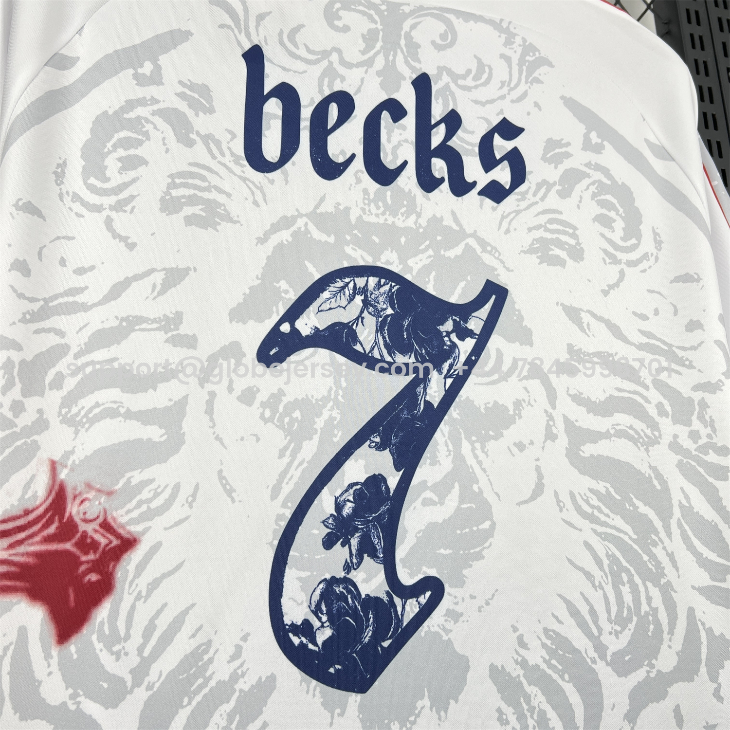 GlobeJersey-England 2026 Becks 7 Special Jersey - Fans Version