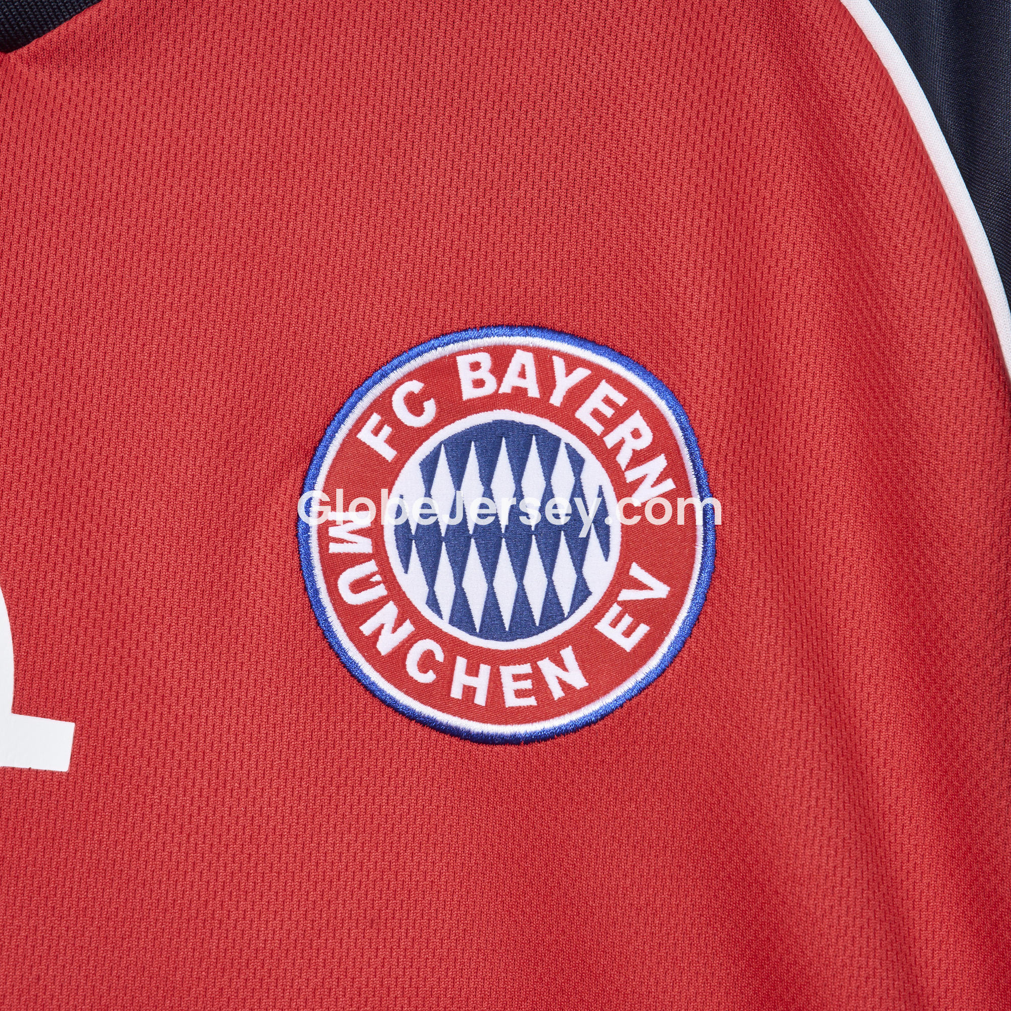 GlobeJersey-Retro Bayern Munich 2000-01 Home Long Sleeve Jersey