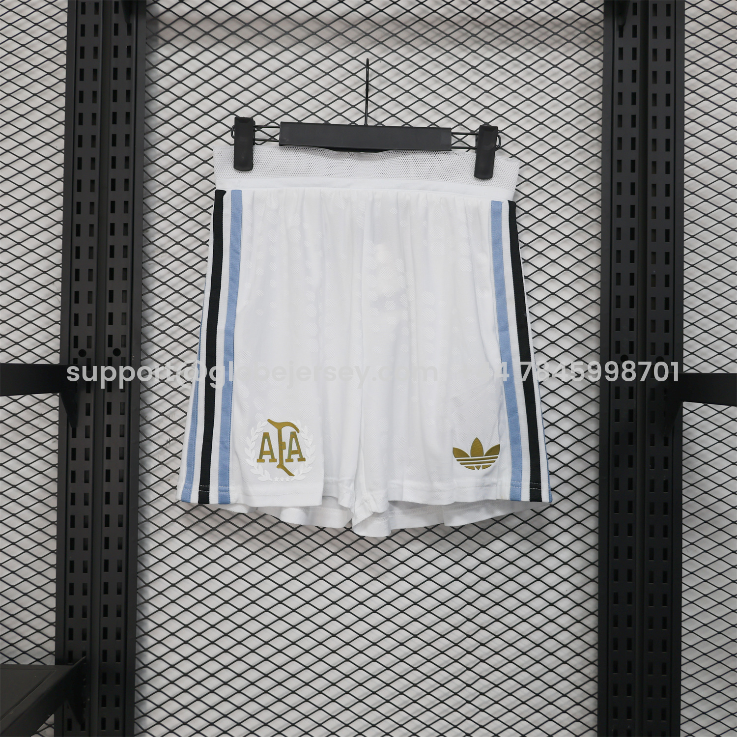 GlobeJersey-Argentina 25-26 White Shorts - Player Version