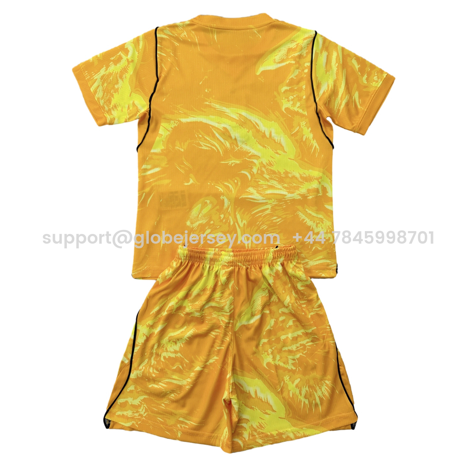 GlobeJersey-England 2026 Goalkeeper Yellow Men's Adult Jersey Set - Fans Version