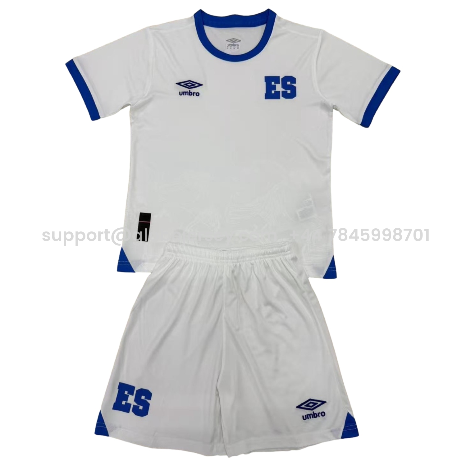 GlobeJersey-El Salvador 25-26 Away Kids Kit