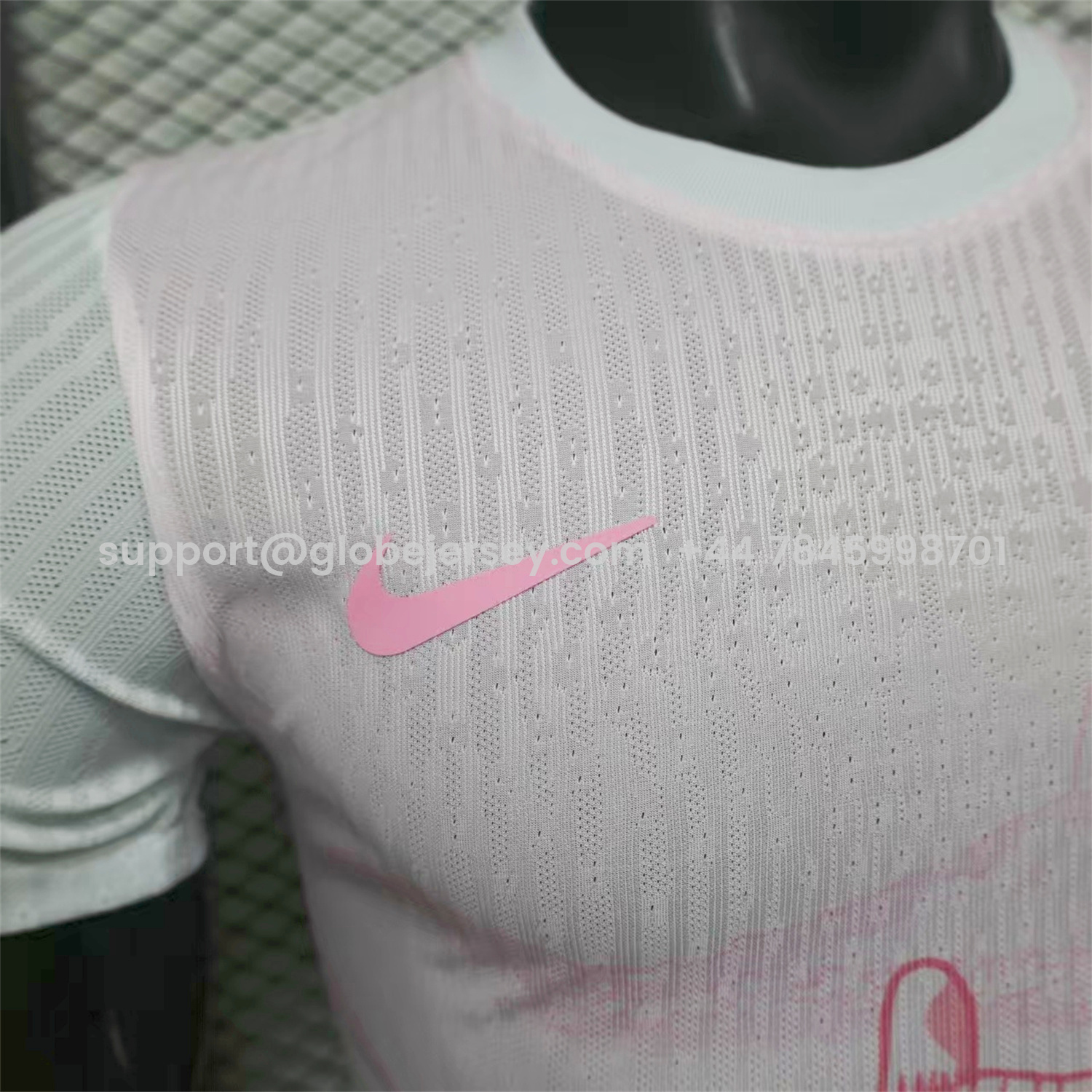 GlobeJersey-Brazil 25-26 Pink White Jesus Statue Special Jersey - Player Version