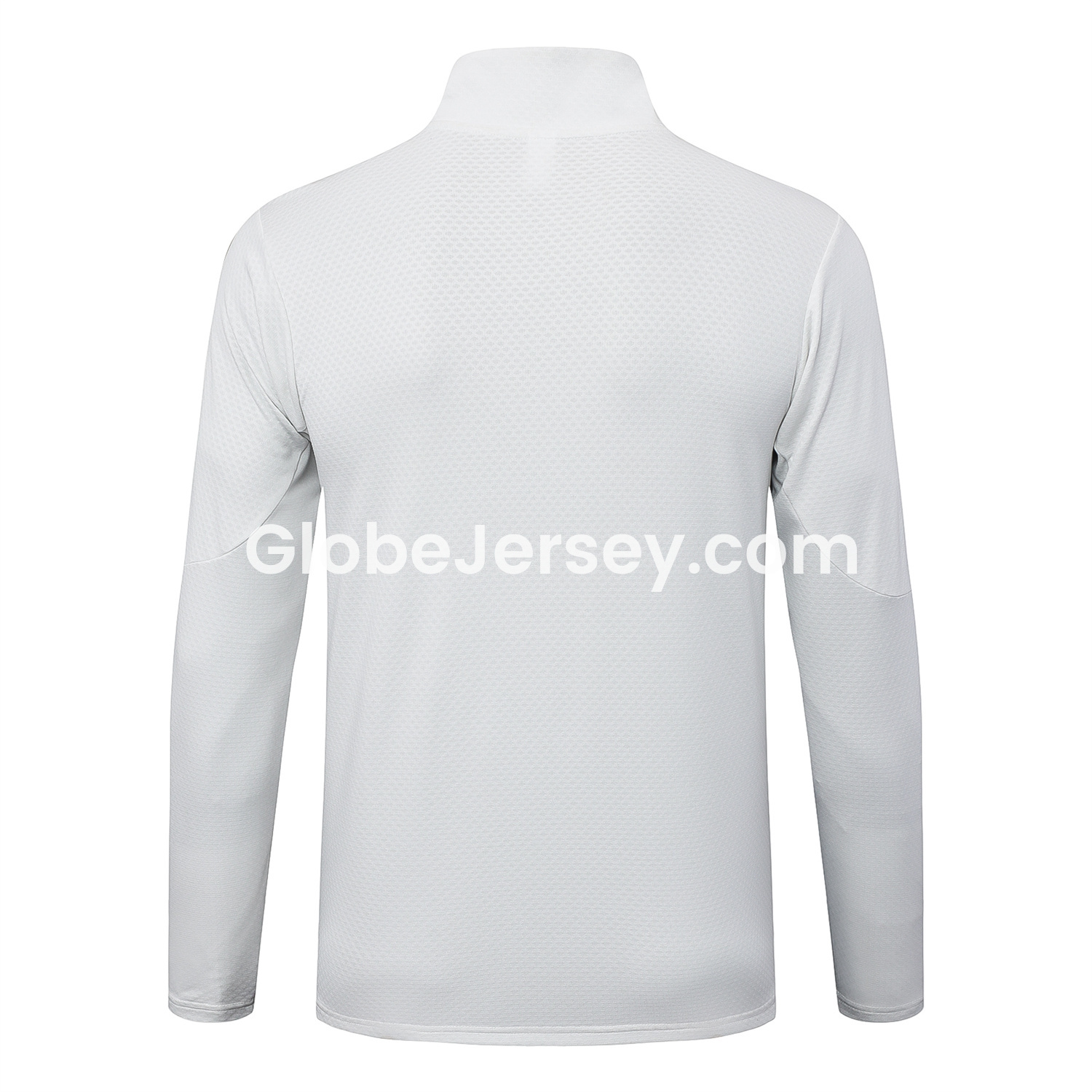 GlobeJersey-Portugal 25-26 Long Sleeve Training Set - Off White Top and Deep Blue Pants
