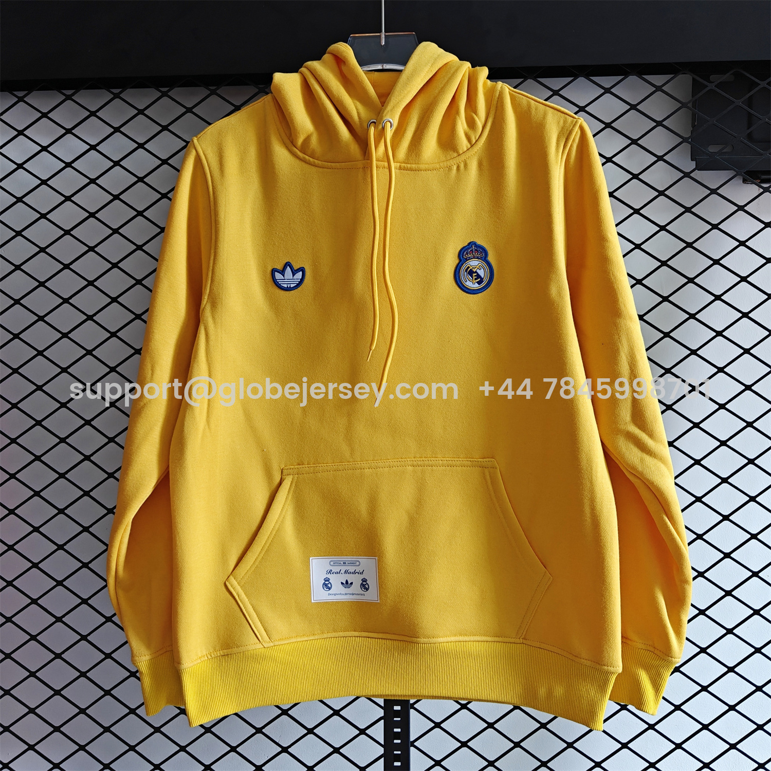 GlobeJersey-Real Madrid 25-26 Originals Terrace Icon Unisex Pullover Hoodie