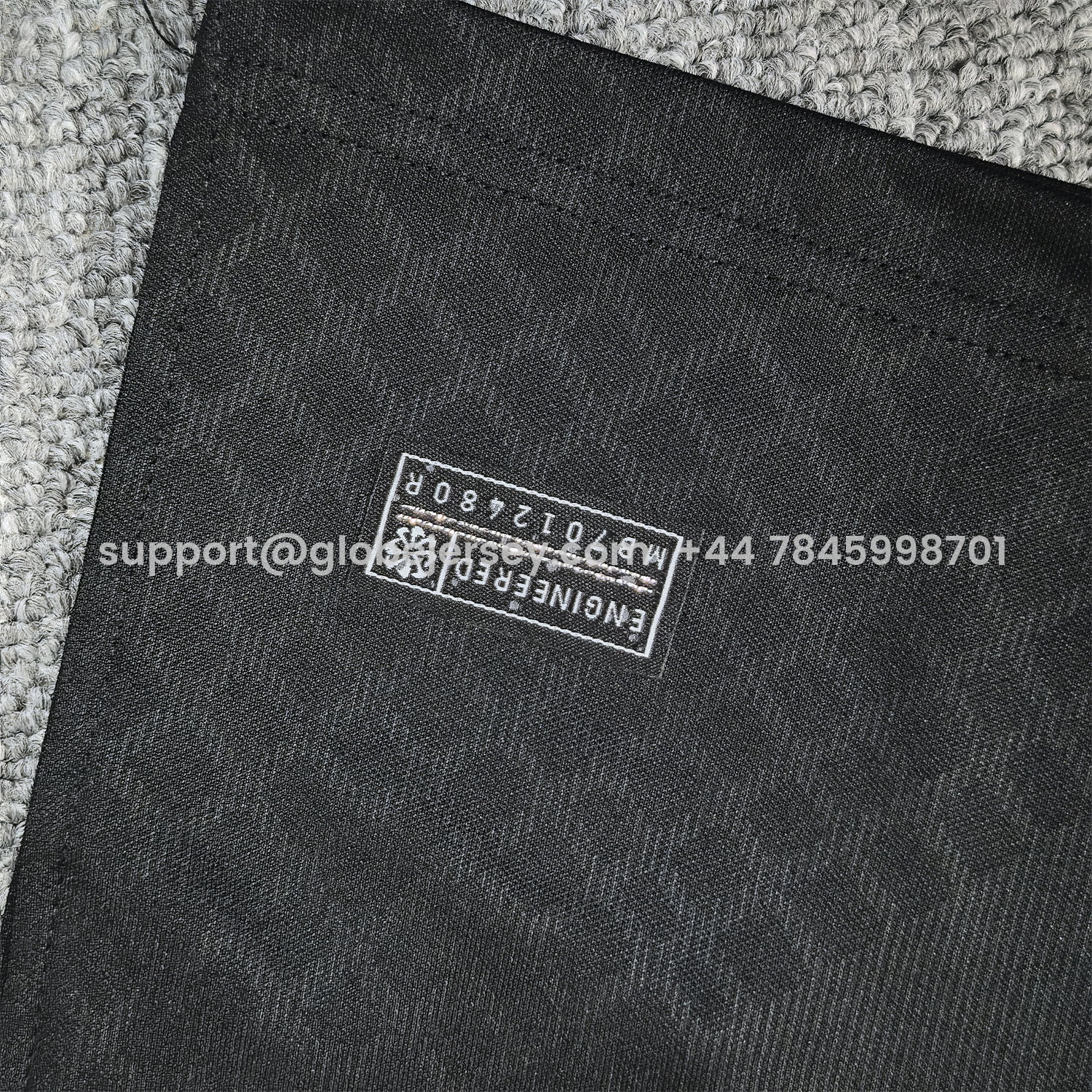 GlobeJersey-Brazil 25-26 Reflective Team Logo Black Special Jersey - Fans Version