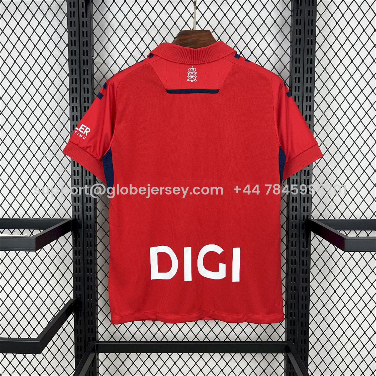 GlobeJersey-Osasuna 25-26 Home Jersey - Fans Version