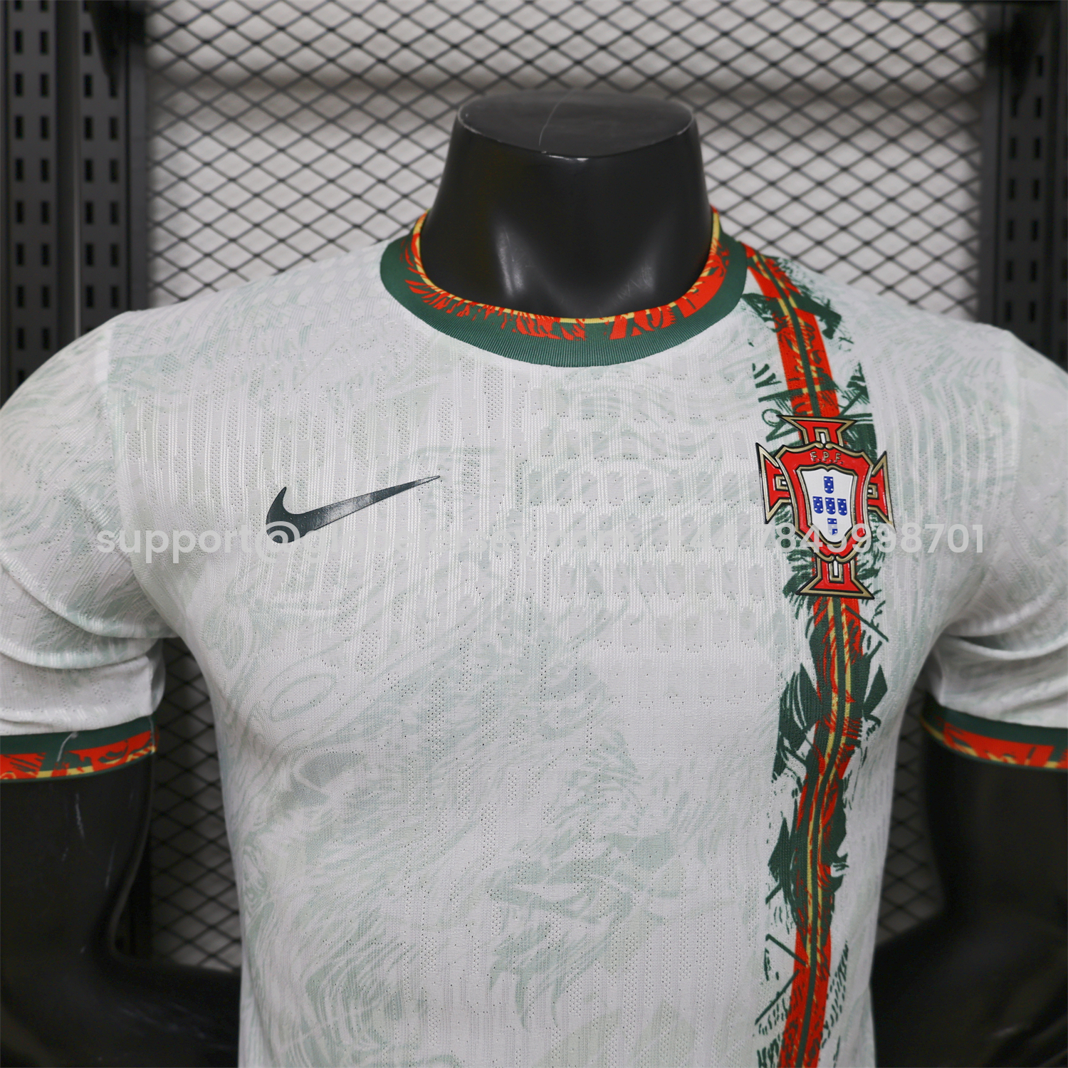 GlobeJersey-Portugal 2026 Vines White Special Jersey - Player Version