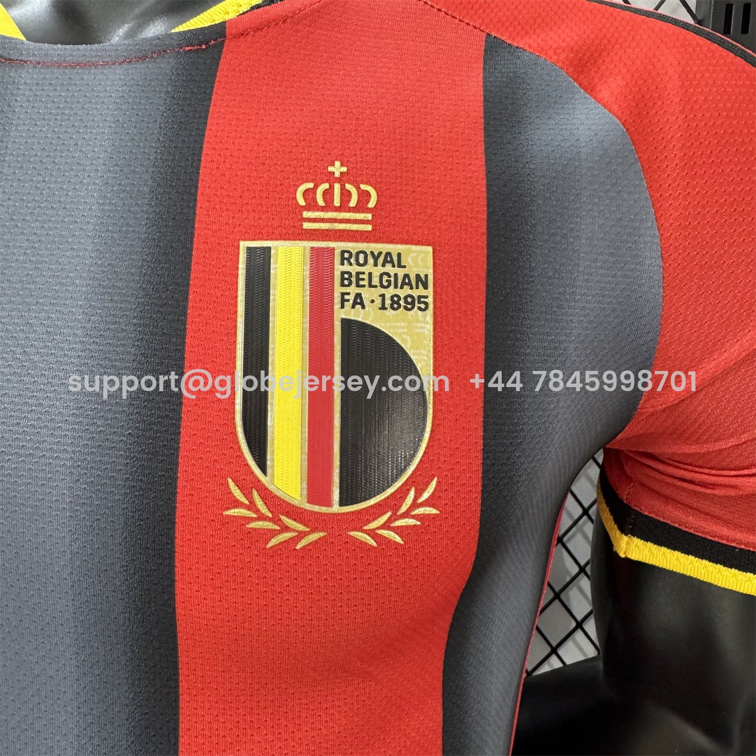 GlobeJersey-Belgium 2026 Red And Black Special Jersey - Player Version