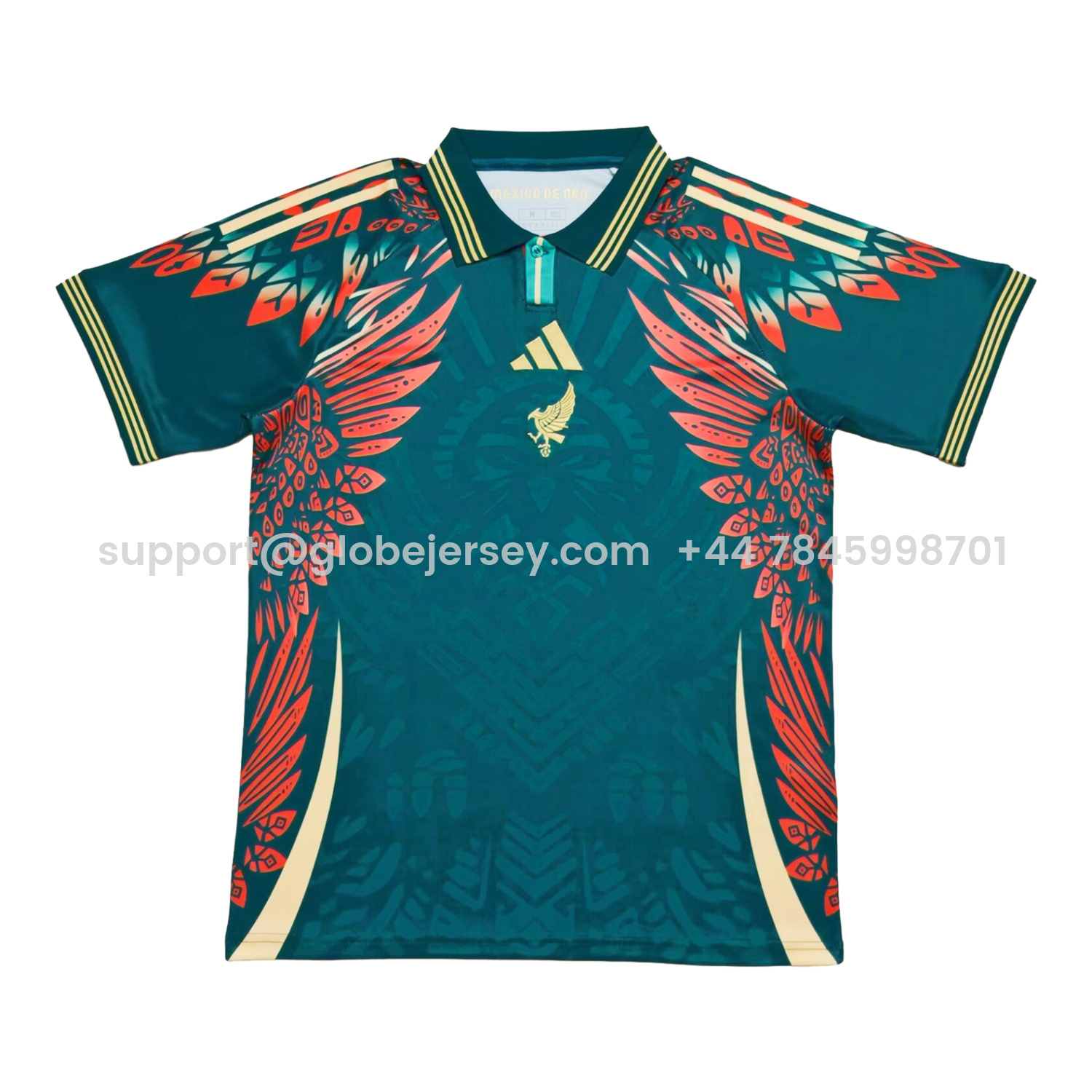 GlobeJersey-Mexico 2025 Gold Cup Bird Green Special Edition Jersey - Fans Version