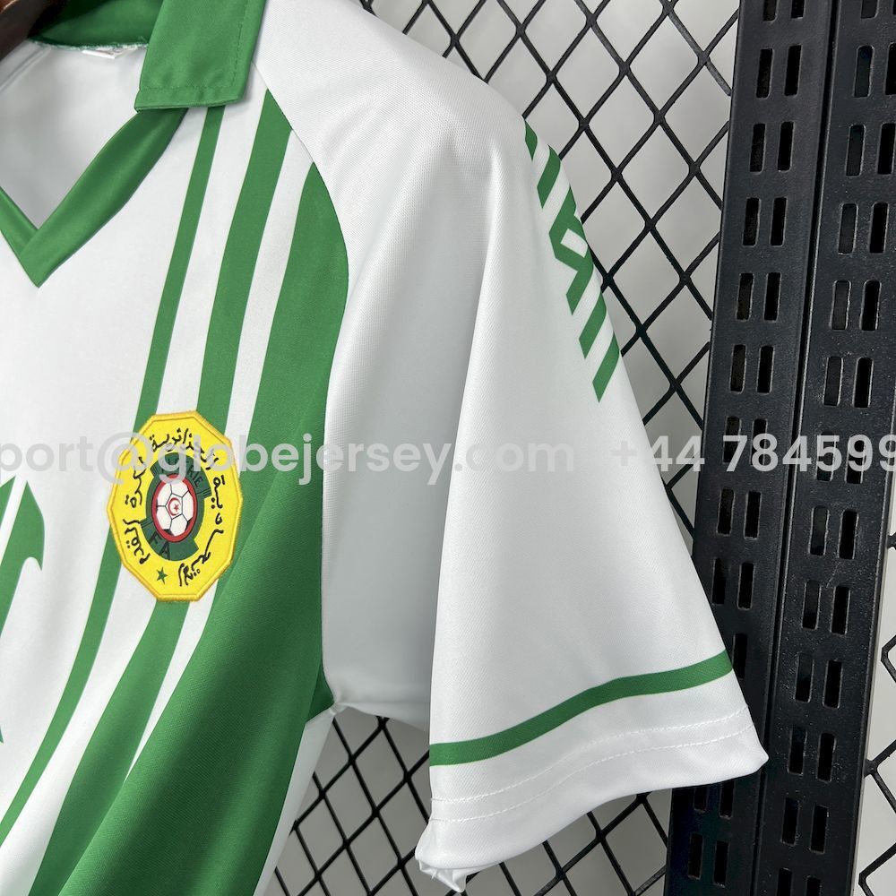 GlobeJersey-Retro Algeria 1986 Home Jersey