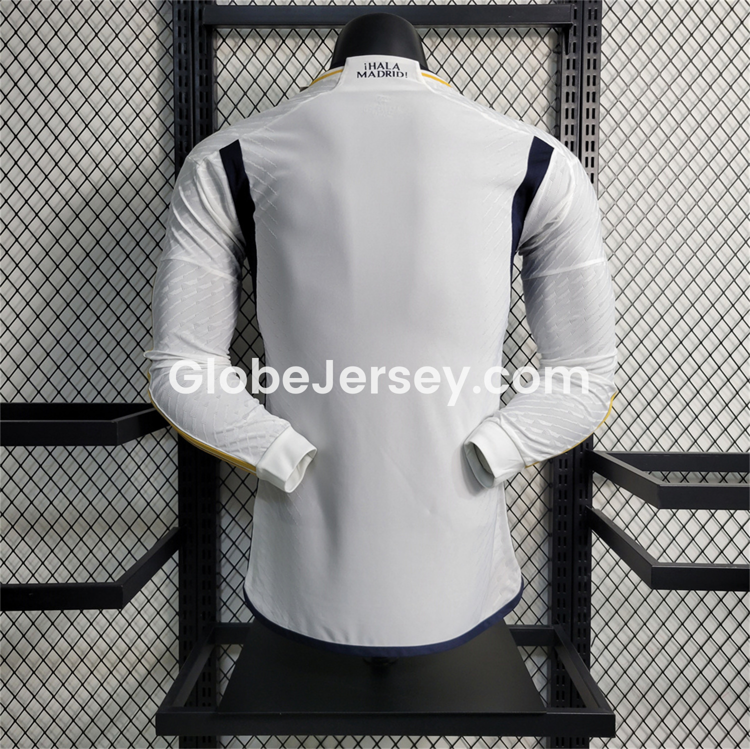 GlobeJersey-Retro Real Madrid 2023-24 Home Long Sleeves Jersey - Player Version