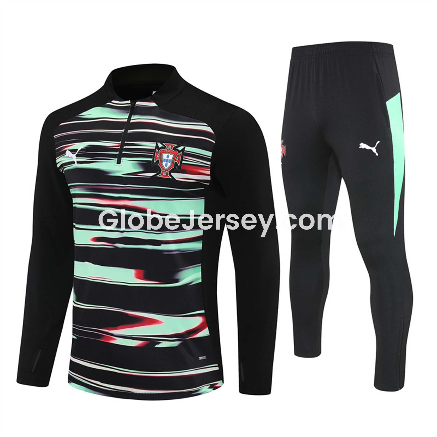 GlobeJersey-Portugal 25-26 Long Sleeve Training Set - Camouflage