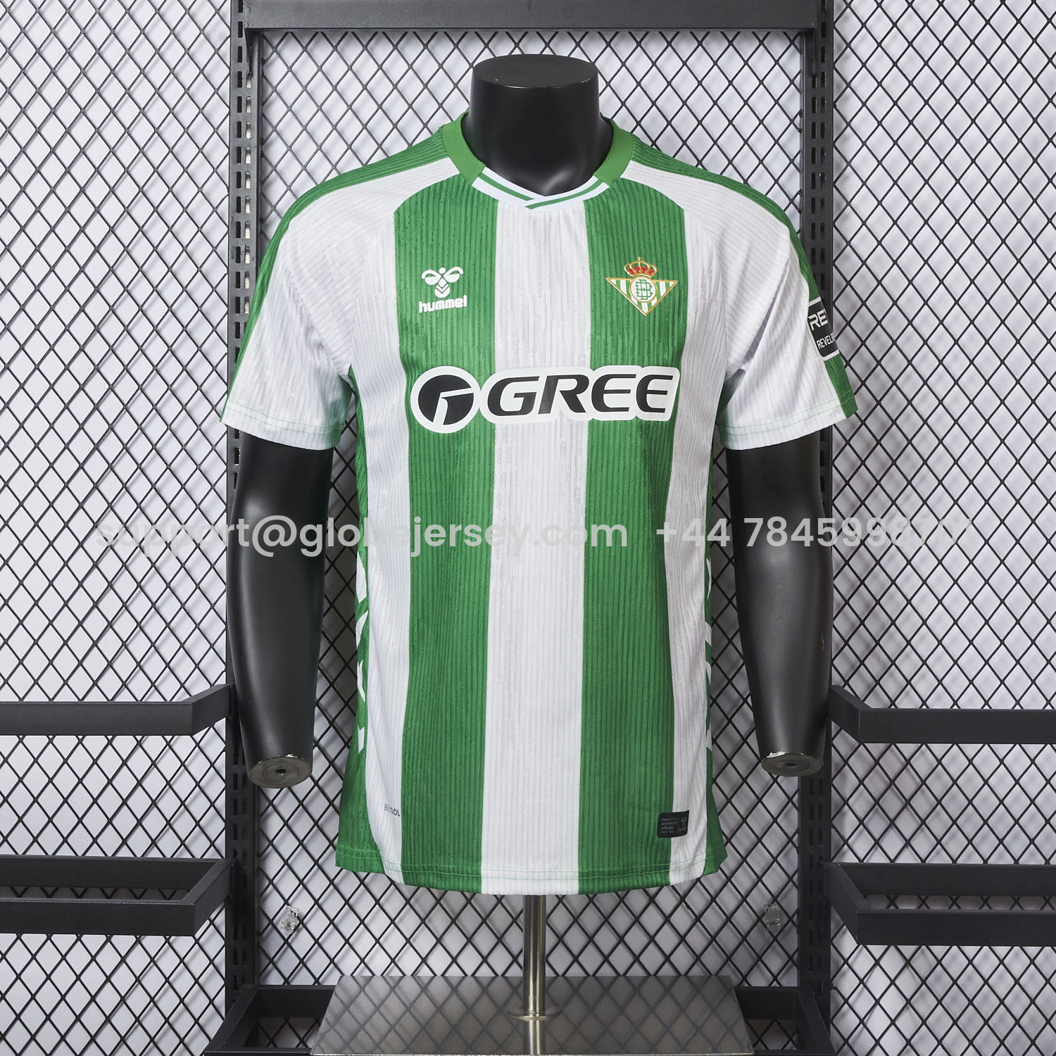 GlobeJersey-Real Betis 25-26 Home Stripes Jersey - Player Version
