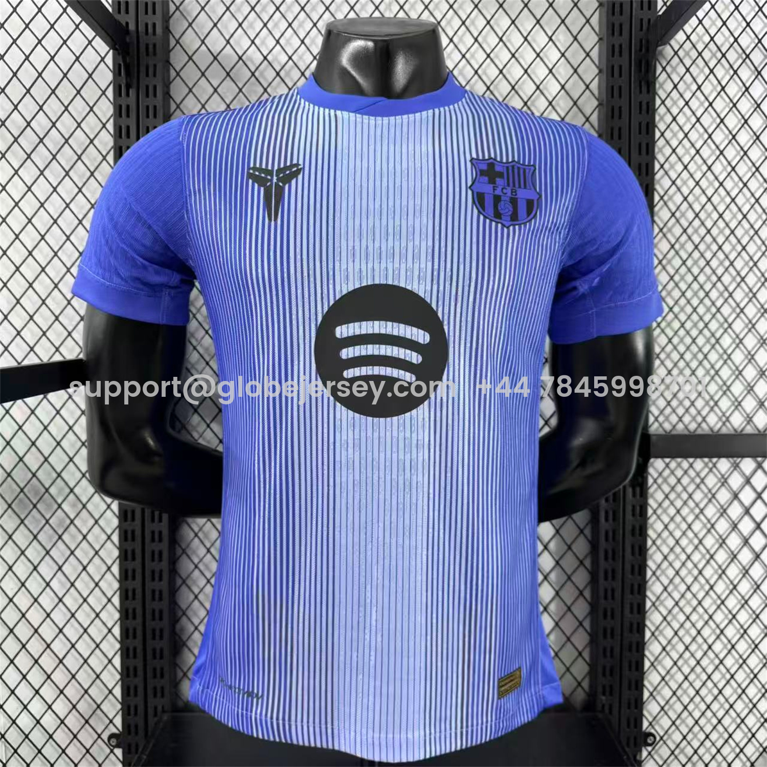 GlobeJersey-Barcelona 25-26 Purple Gradient Pre-Match Training Jersey - Player Version