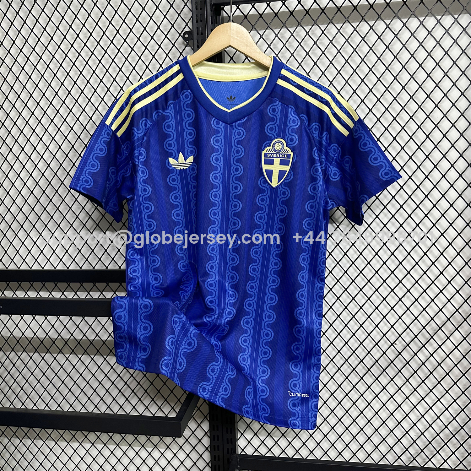 GlobeJersey-Sweden 2026 Away Jersey - Fans Version