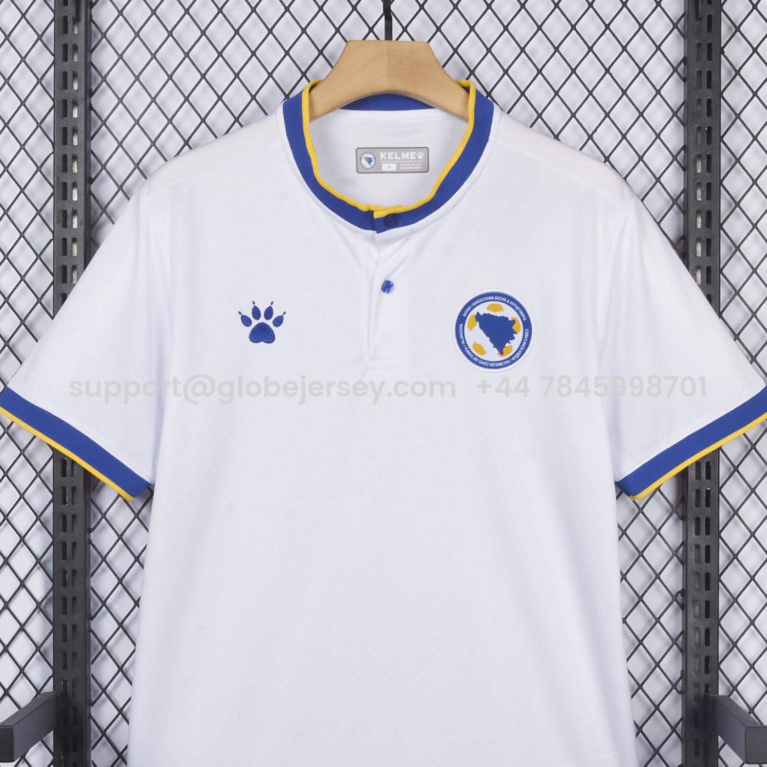 GlobeJersey-Bosnia and Herzegovina 2026 Away Jersey - Fans Version