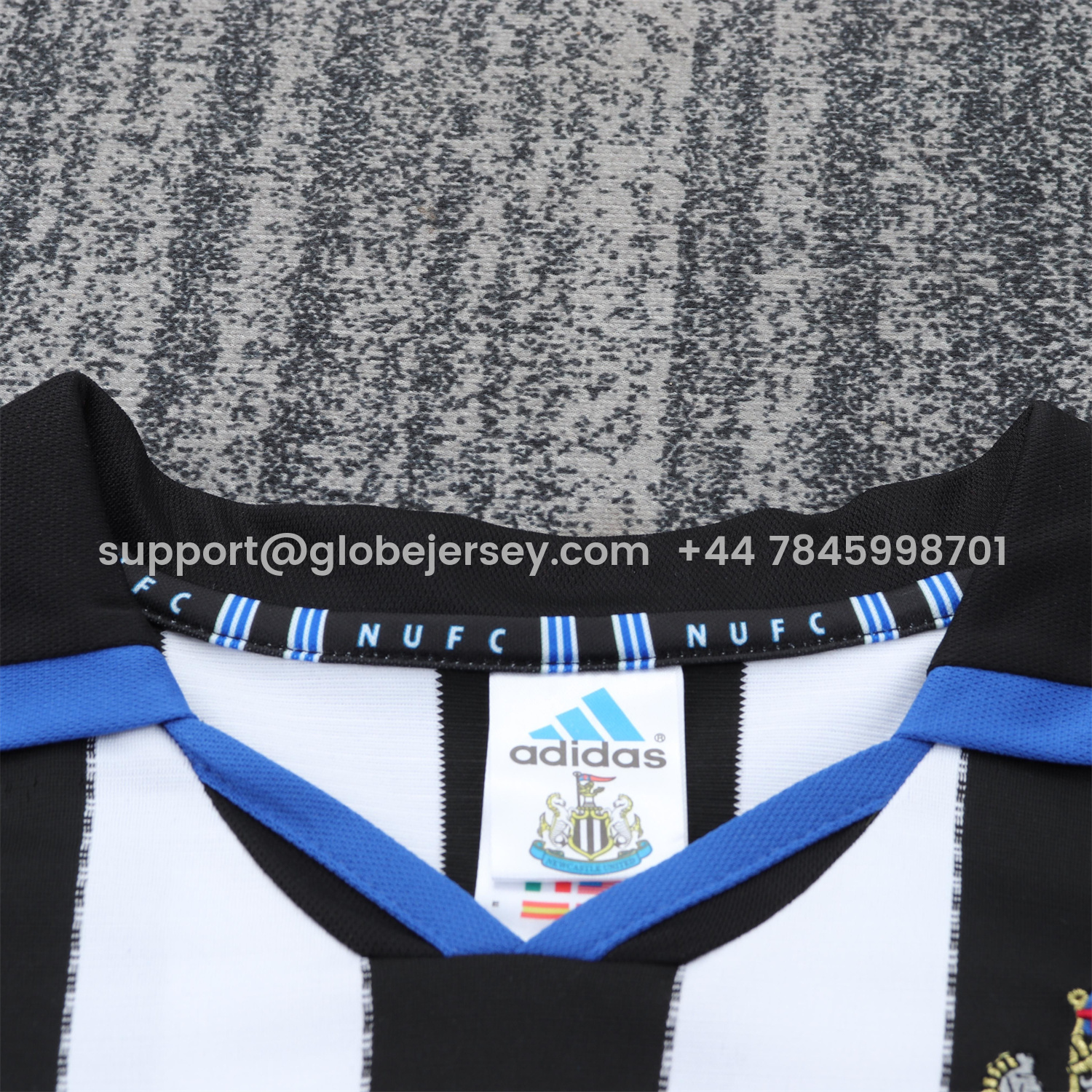 GlobeJersey-Retro Newcastle United 1999-00 Home Kids Kit